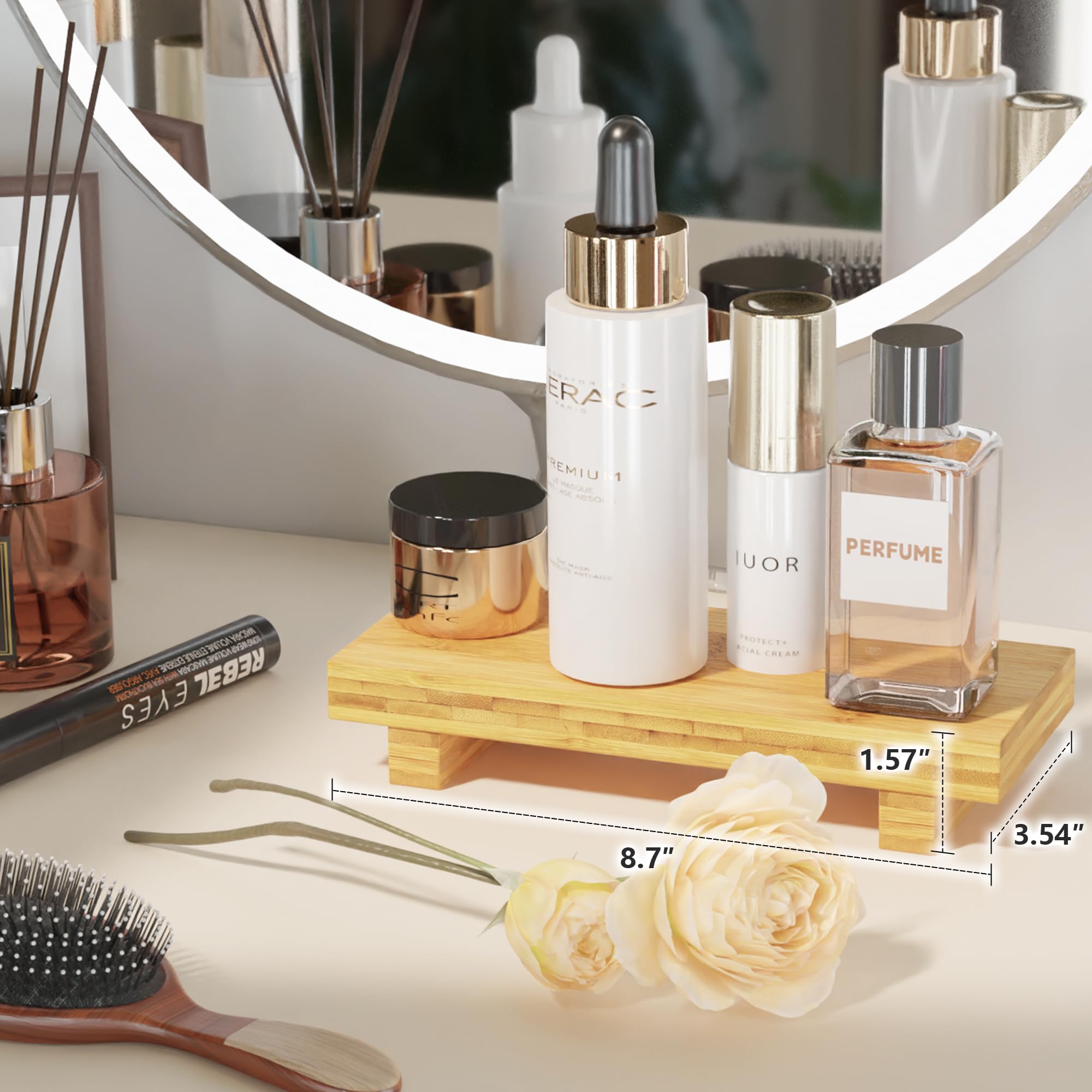 Bamboo Soap Tray Holder - 8.7