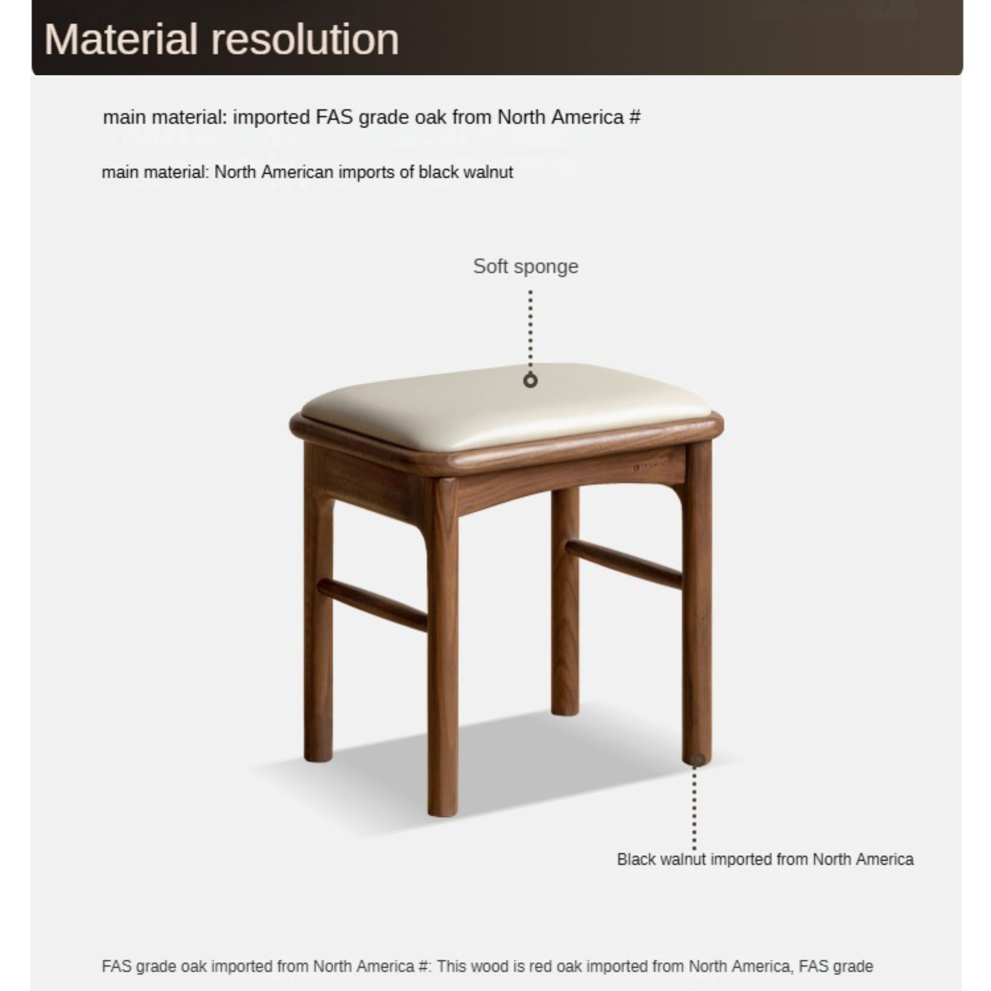 Premium Black Walnut Solid Wood Tea Stool - Handcrafted Rustic Side Table for Living Room, Bedroom, or Garden - Perfect for Tea Ceremonies, Plant Stand, or Decorative Accent