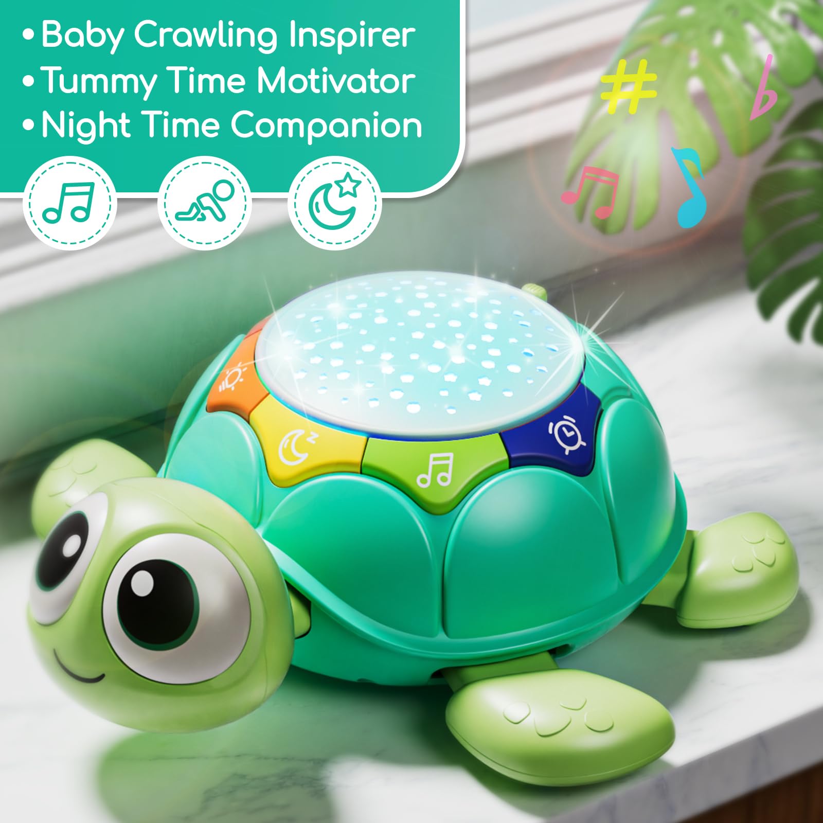 Lehoo Castle Baby Crawling Toys with Music & Lights - Interactive Learning Toy for 6-18 Month Old Boys & Girls - Encourages Early Development & Sensory Play - Perfect for Birthday Gifts & Playtime Fun