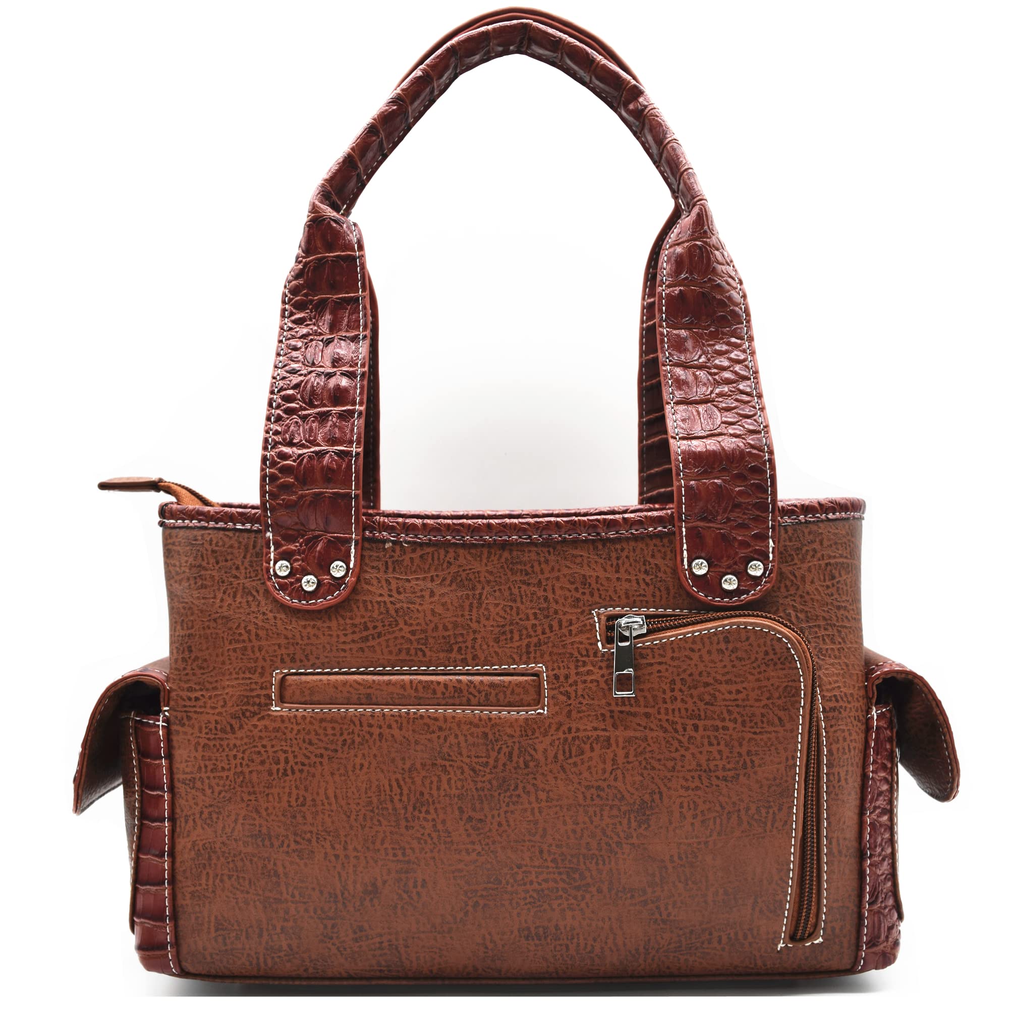 Western Cowgirl Tote Bag with Fringe & Conchos - Stylish Country Handbag for Women - Perfect for Rodeo & Outings