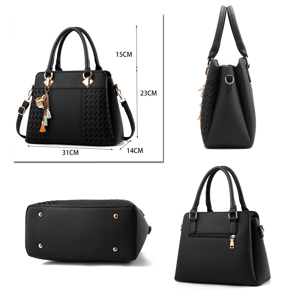 Premium Genuine Leather Shoulder Bags for Women - Fashion Designer Handbags, Satchel Tote & Crossbody Purse - Perfect for Work, Travel & Everyday Use