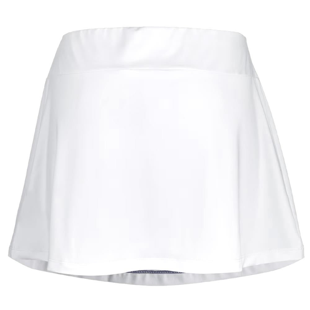 Babolat Girls Tennis Skirt - White | Comfortable & Styletic for Junior Tennis Matches & Training