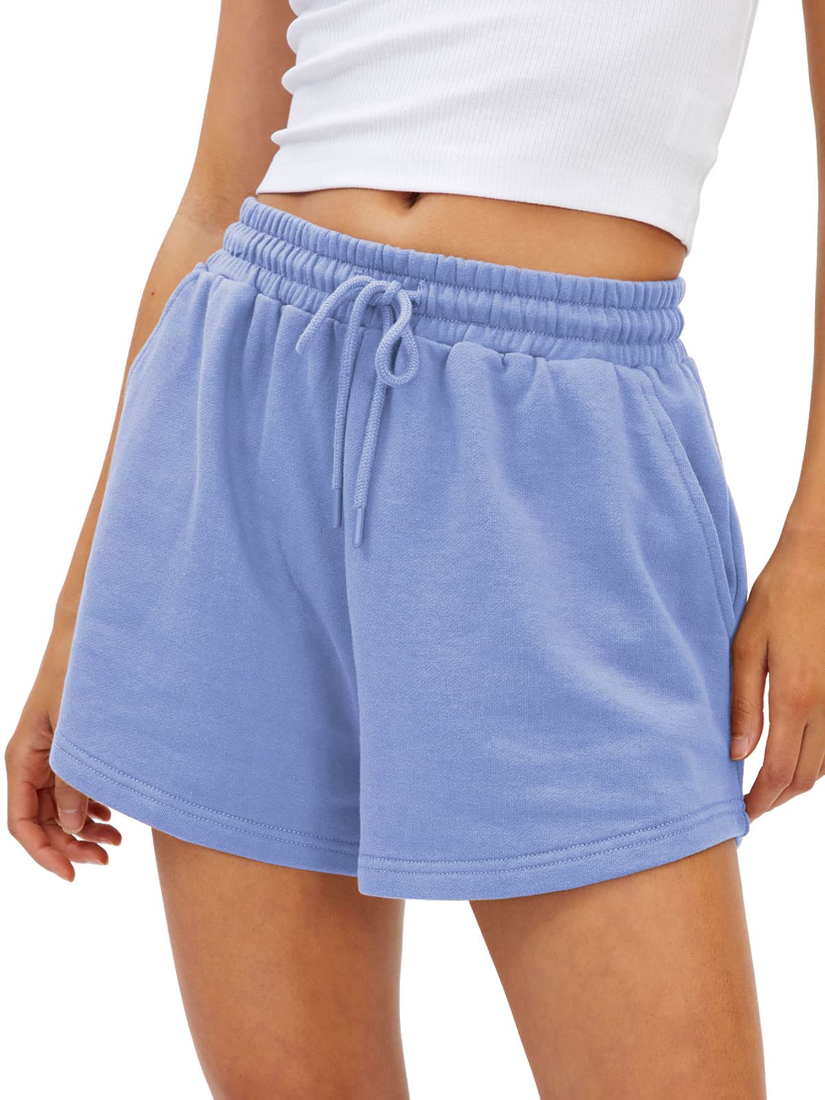 AUTOMET Women's Summer Shorts - Casual Sweat Athletic Shorts for Spring & Fall | Comfy Beach Vacation Clothes & Fashion Outfits 2025 | Perfect for Gym, Running, Travel and Lounge Wear