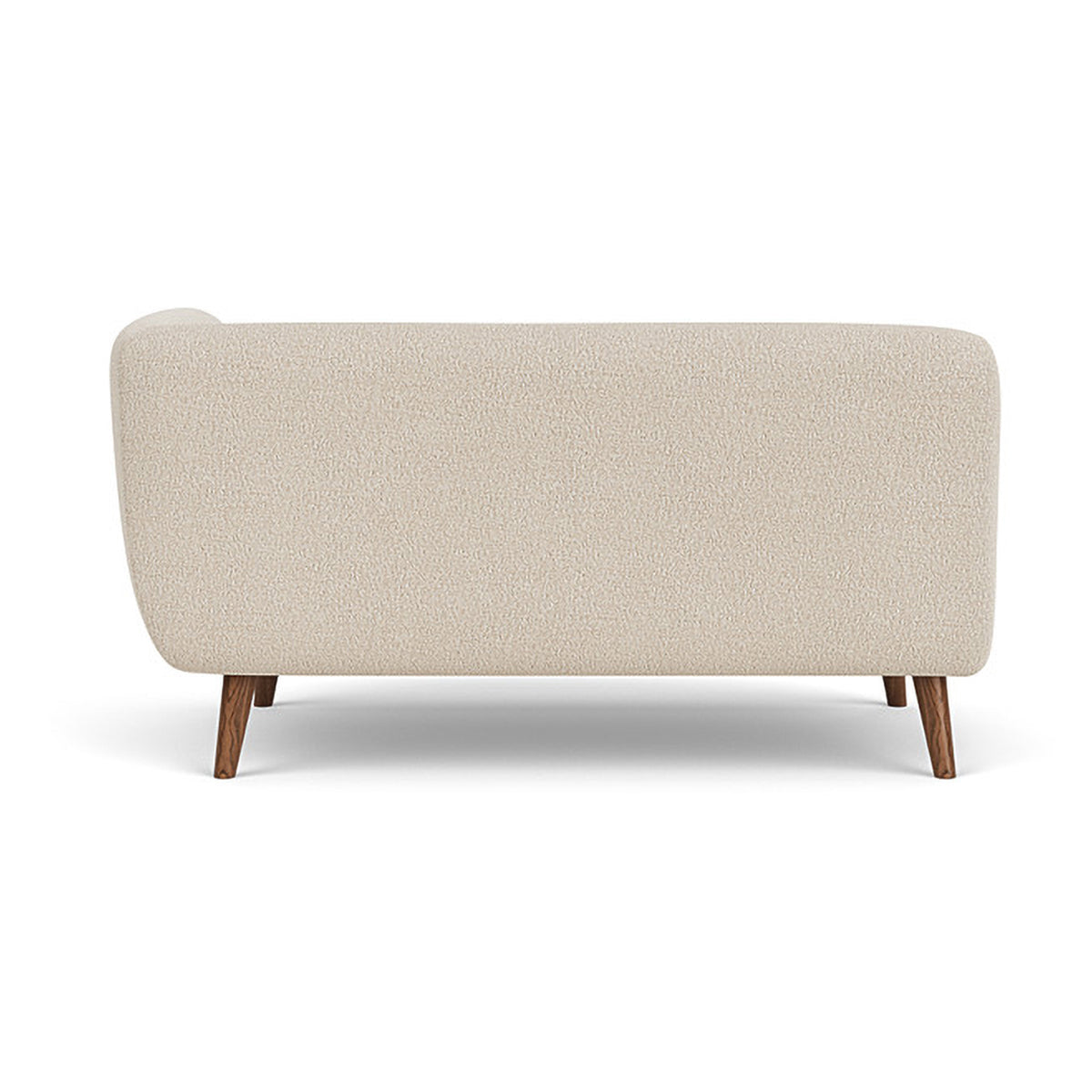 Alfred Boucle Right 2 Seater Modular Sofa - Modern Comfortable Sectional Couch for Living Room, Lounge & Small Spaces