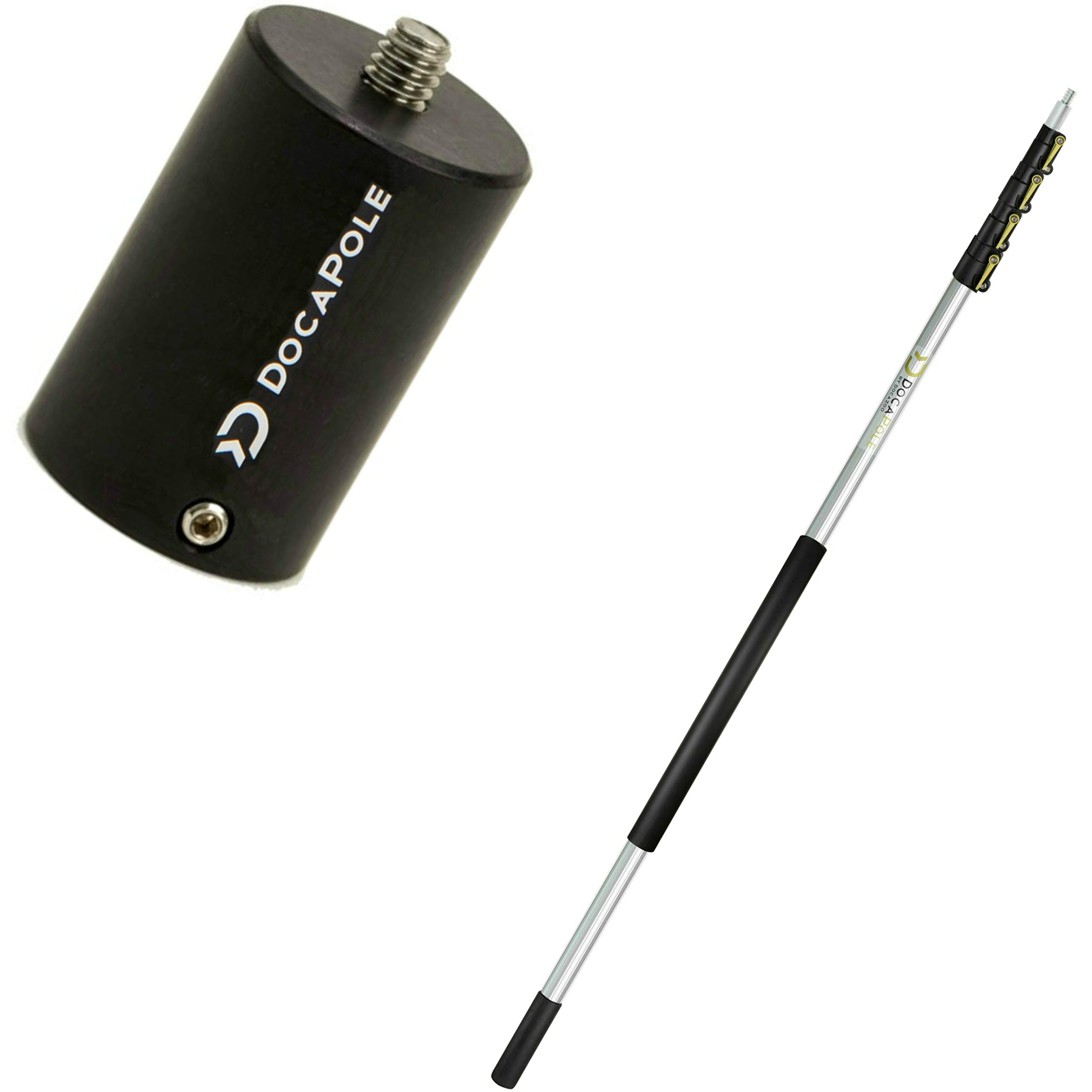 DOCAZOO Docapole 24ft Camera Extension Pole with Adapter for GoPro, DSLR & Video Cameras - Professional Aerial Photography & Videography Tool for Outdoor Adventures, Travel Vlogging & Action Shots