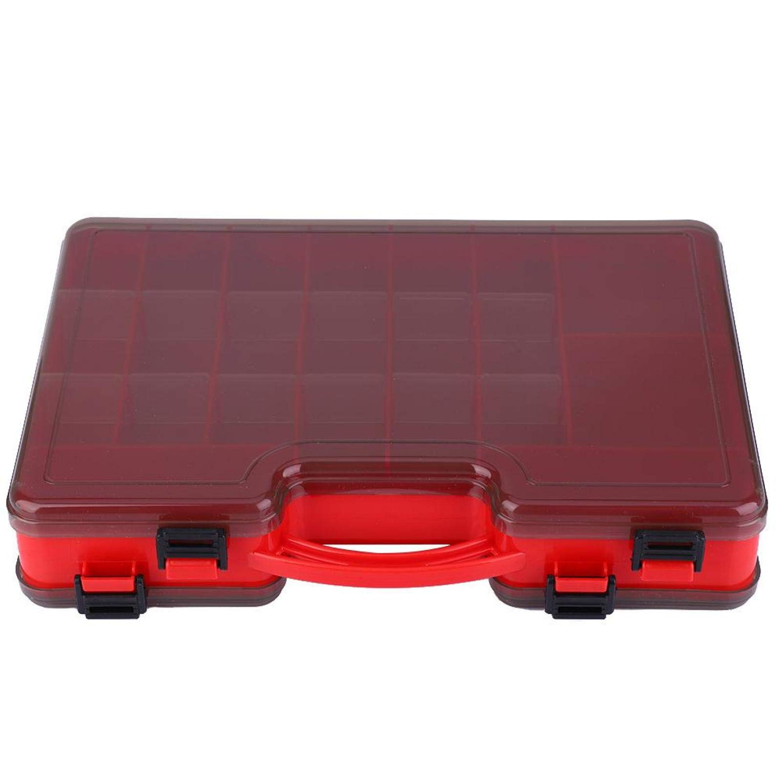 EVTSCAN Fishing Tackle Storage Box - Waterproof Fly Lure Organizer with Handle for Spoons, Hooks & Baits - Perfect for Saltwater & Freshwater Fishing Trips