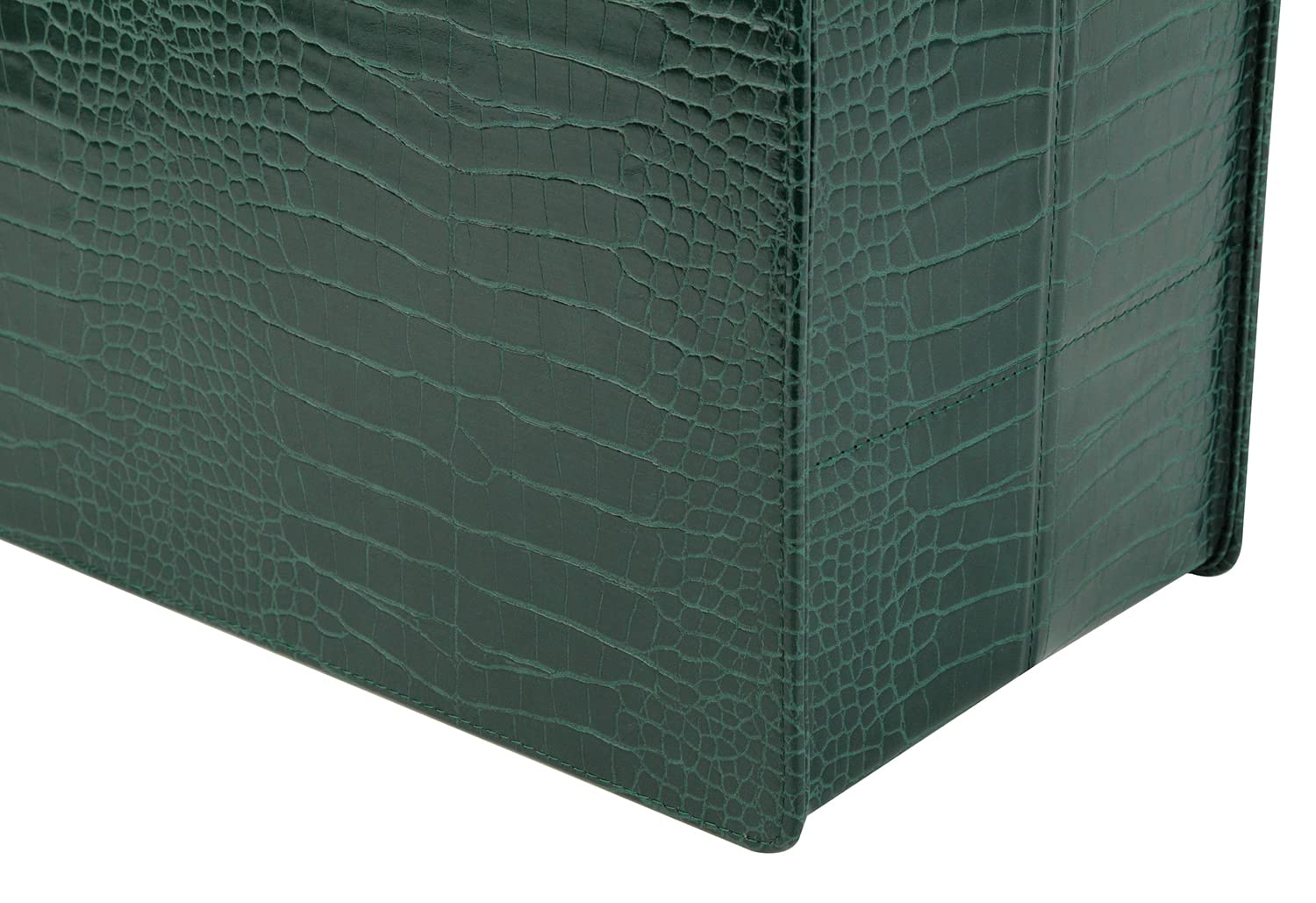 Foldable Magazine Rack & Document Organizer - HofferRuffer Green File Holder for Home Office Storage | Perfect for Magazines, Newspapers, Office Files & Home Organization