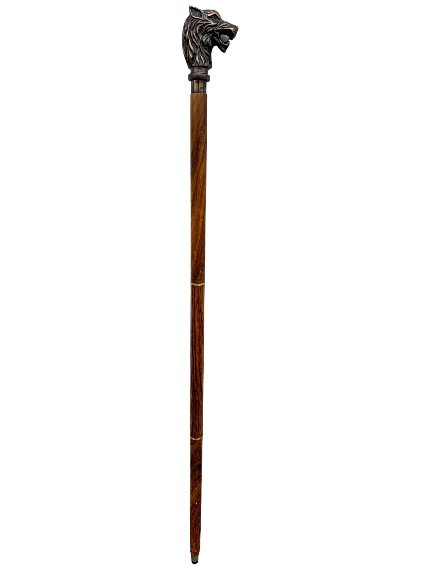 Premium Adjustable Folding Walking Cane for Men & Women - Lightweight Copper Handle, Non-Slip Rubber Tip - Ideal for Hiking, Travel & Elderly Support (Fashionable Winter Design)
