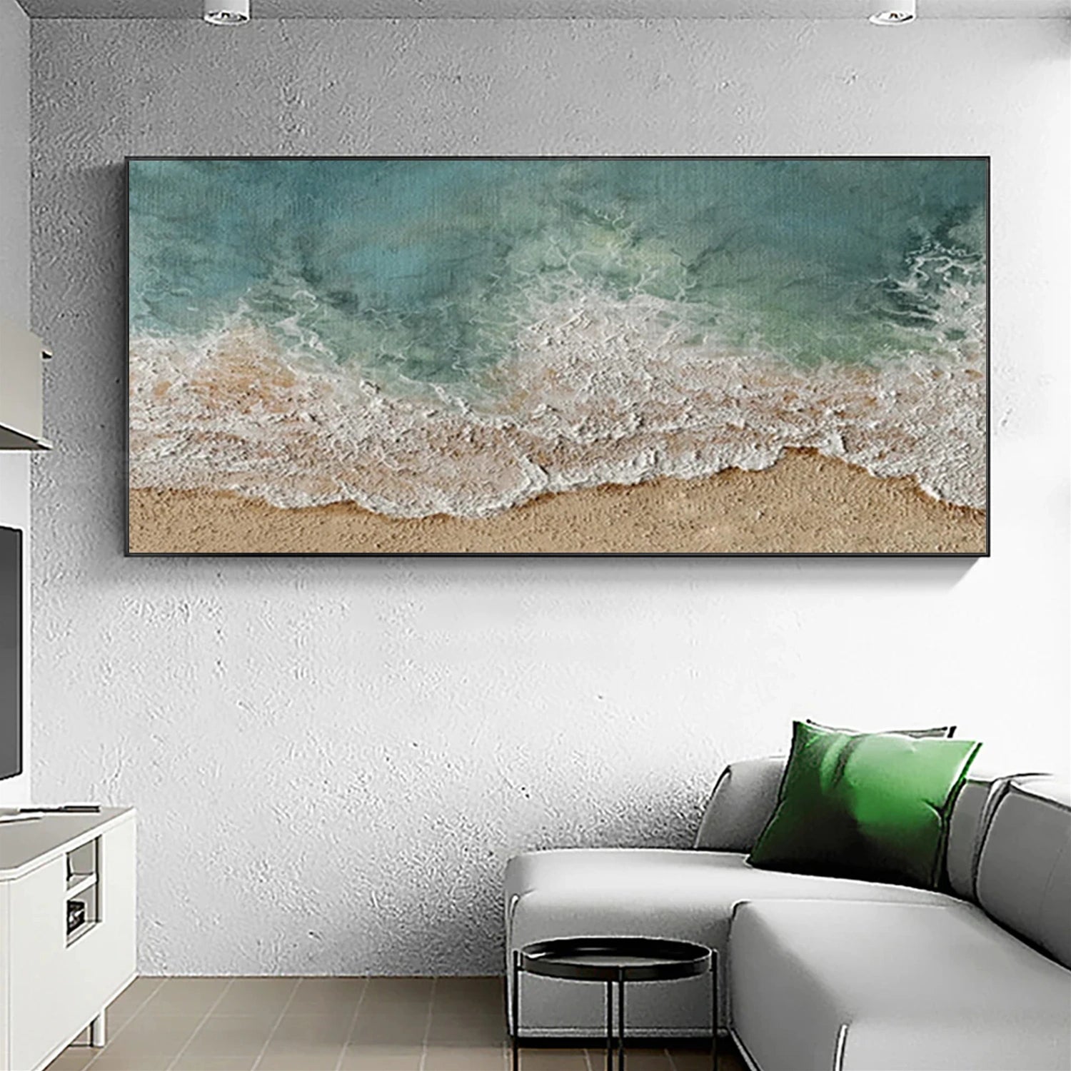 Ocean and Sky Painting #OS 246 - Stunning Coastal Wall Art for Beach House Decor & Living Room