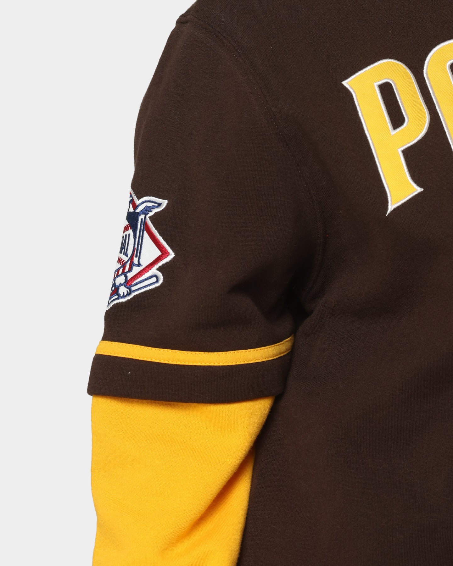 47 Brand San Diego Padres Shortstop Hoodie - Brown MLB Baseball Fan Apparel for Men & Women - Perfect for Game Day & Casual Wear