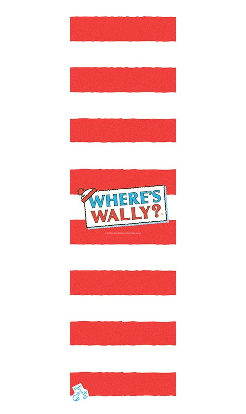 Fruity Where's Wally Striped Skateboard Grip Tape - Non-Slip Grip for Skateboards, Longboards & Scooters - Fun Cartoon Design for Kids & Adults