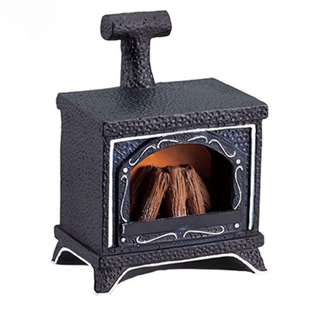 iBasenice Mini LED Christmas Lamp - Battery Powered Dollhouse Fireplace Light for Classic Holiday Decor & Festive Atmosphere | Perfect for Dollhouse Accessories, Christmas Tree Decorations & Holiday Home Ambiance