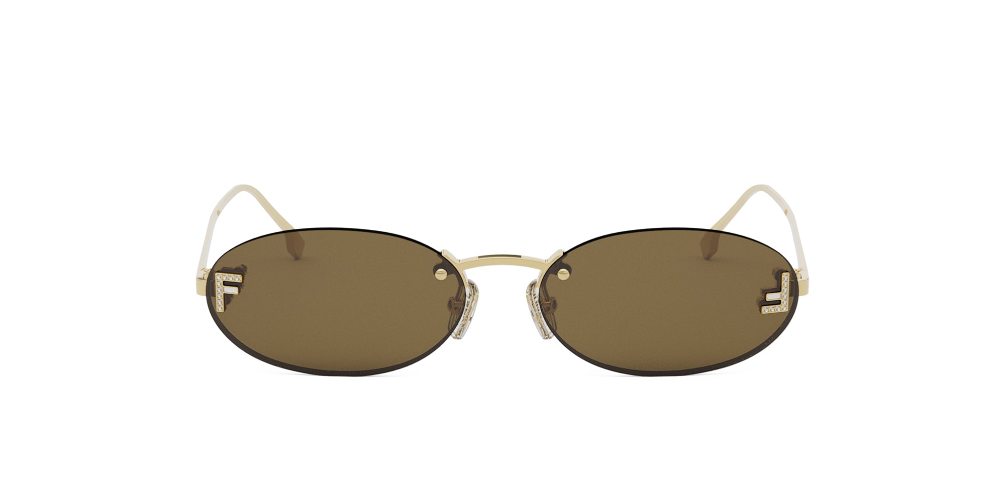 Fendi First Crystal FE4075US Sunglasses - Luxury Designer Shades for Women - UV Protection & Fashion Statement - Perfect for Beach, Travel & Everyday Wear