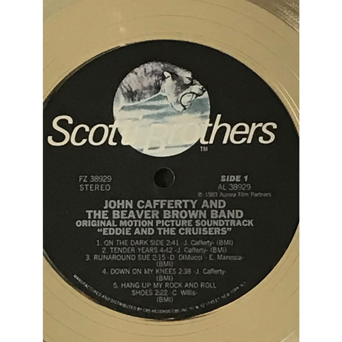 John Cafferty Eddie and the Cruisers RIAA Gold & Platinum Award Winning Album - Perfect for 80s Music Lovers & Classic Rock Collectors