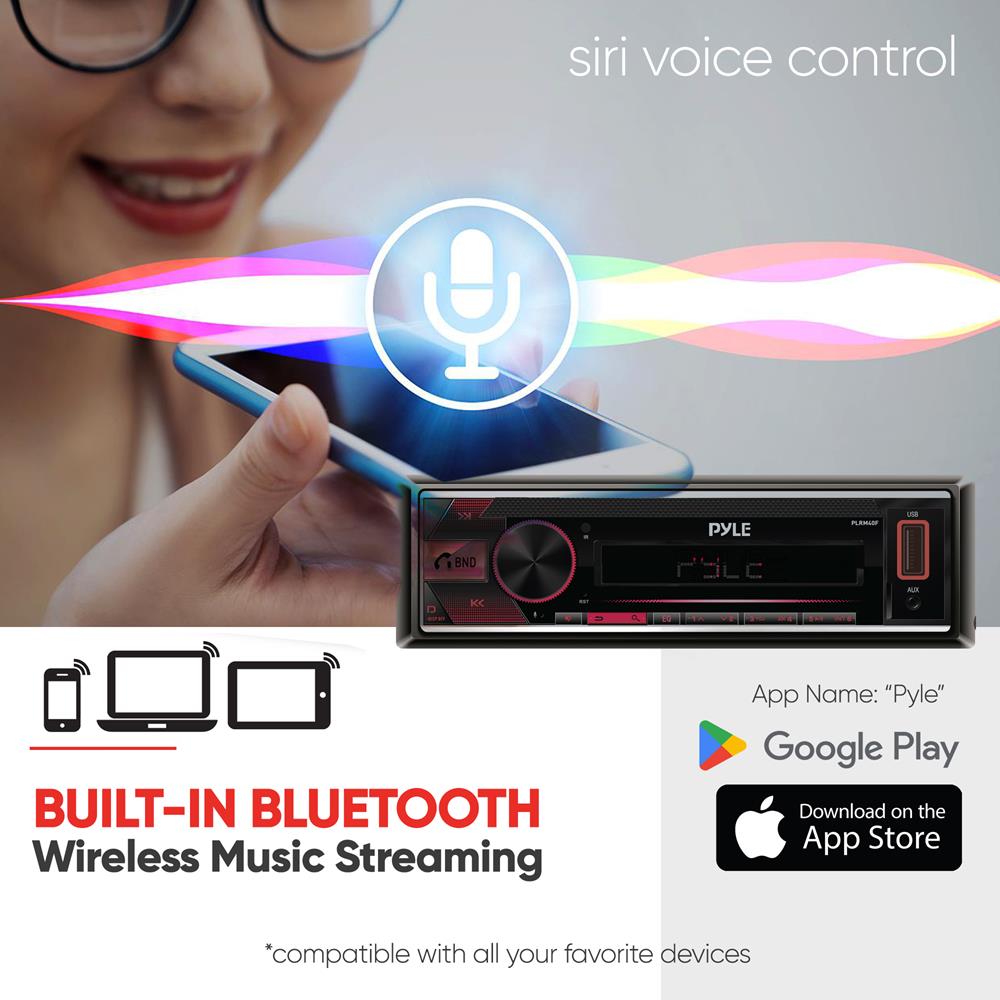 Wireless Bluetooth MP3 FM Radio Receiver Car Adapter - Hands-Free Calling & Music Streaming for Cars, Home, Office