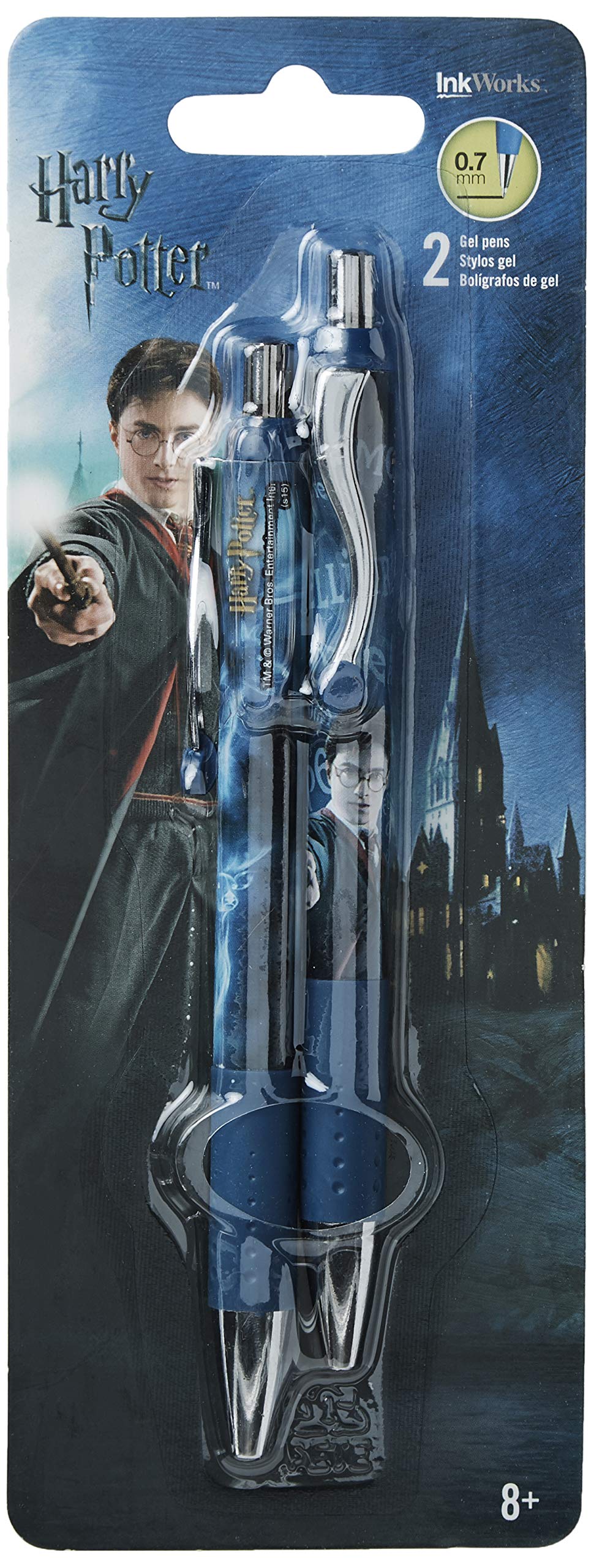 Trends International Harry Potter Gel Pens Set of 2 - Smooth Writing Pens with Hogwarts House Colors - Perfect for School, Office, Journaling & Gift Giving