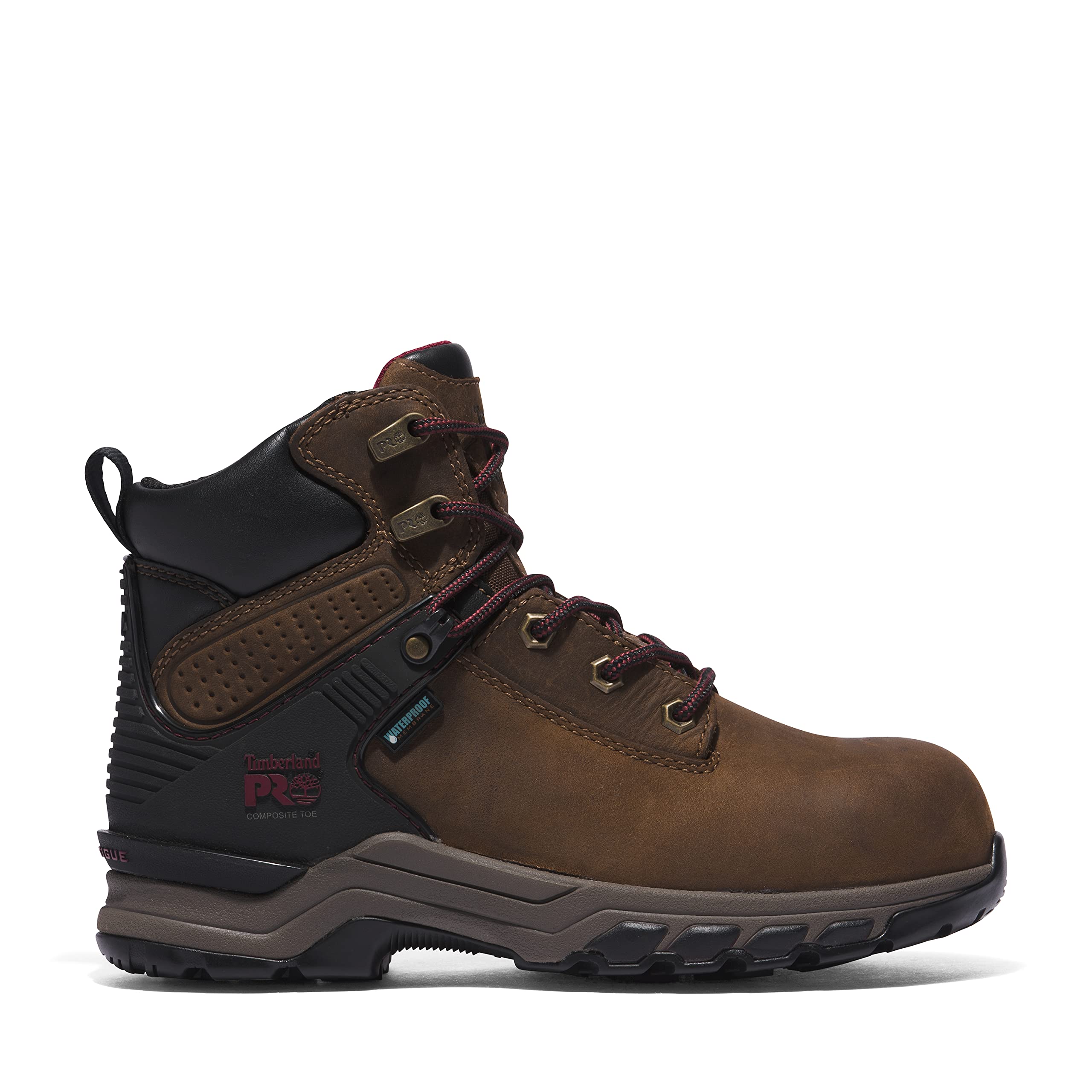 Timberland PRO Women's Hypercharge 6 Inch Composite Safety Toe Waterproof Work Boots - Steel Toe Industrial Shoes for Construction, Warehouse & Outdoor Work