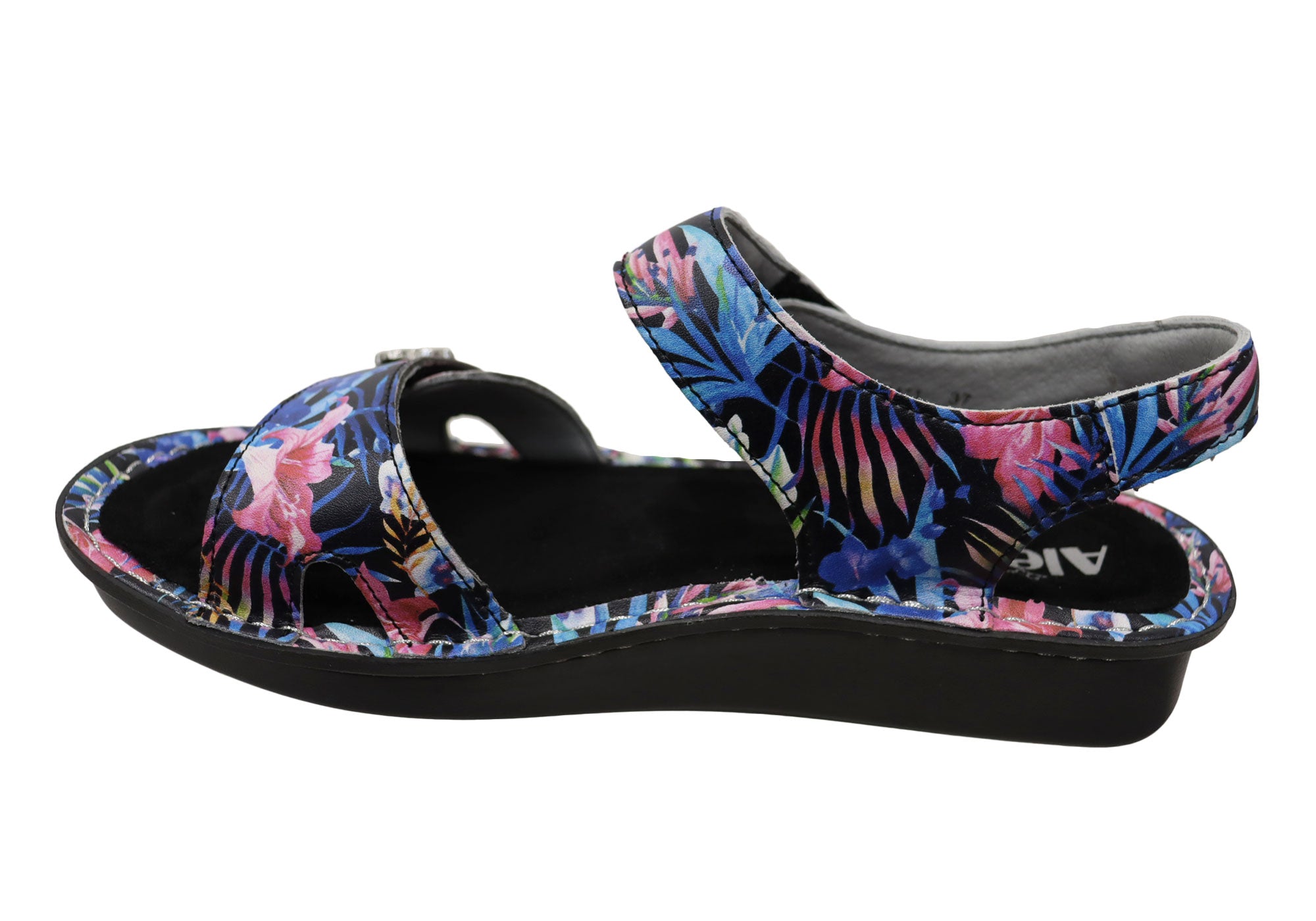 Alegria Vienna Women's Comfortable Leather Sandals - Arch Support & Cushioned Footbed for Walking, Travel & Summer Outfits