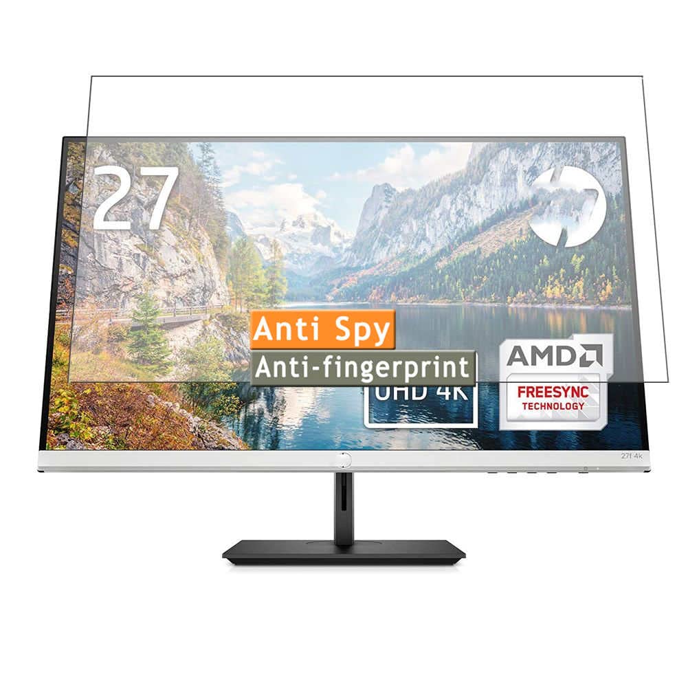 HP 27f 4K 5ZP65AA#ABJ 27-Inch Monitor Privacy Screen Protector - Anti-Spy Film (Not Tempered Glass) for Office & Home Workspace Security