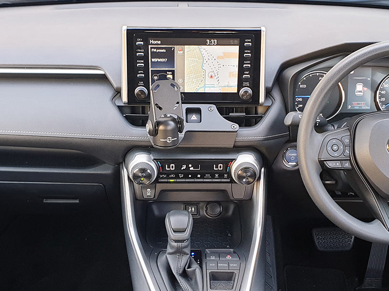 Industrial Evolution InDash Mount for Toyota Rav4 (2019-2023) - Secure Phone Holder for GPS Navigation & Hands-Free Driving - Perfect for Road Trips & Commuting