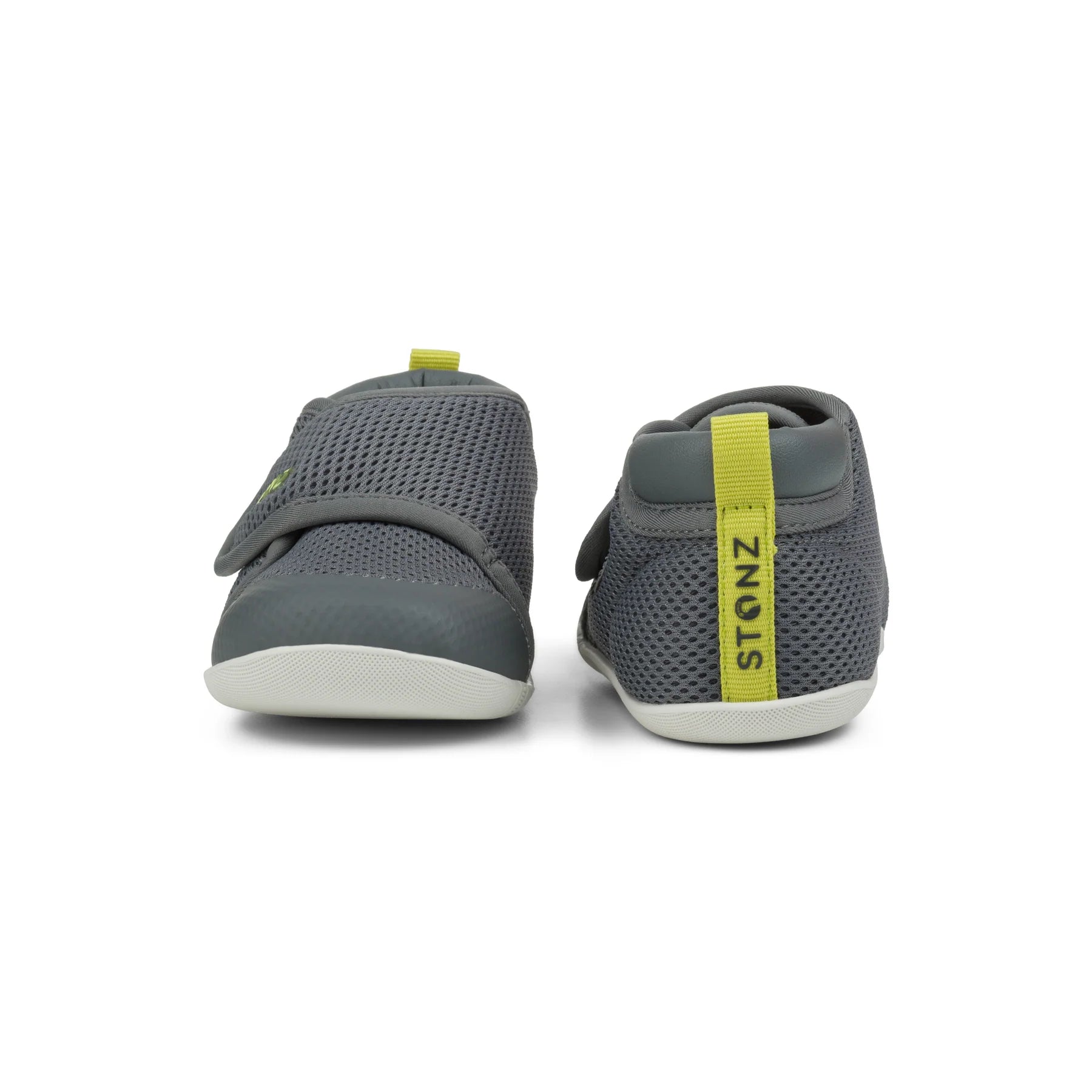 Stonz Steel/Lantern Green Cruiser Baby Shoes - Waterproof & Non-Slip First Walkers for Toddlers - Perfect for Outdoor Adventures & Indoor Play