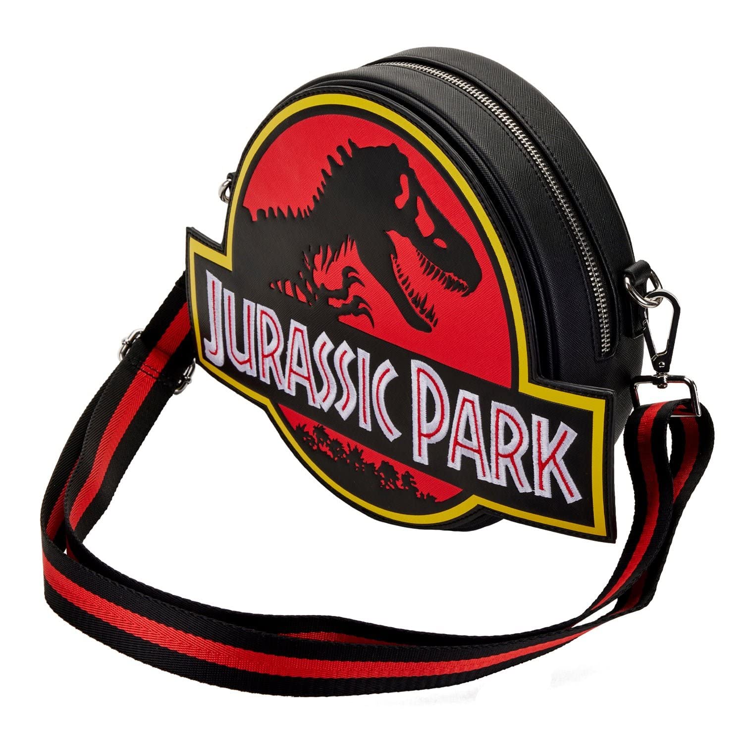 Loungefly Universal Jurassic Park Logo Crossbody Bag - Stylish Dinosaur Themed Purse for Women, Perfect for Theme Parks, Movies & Everyday Use