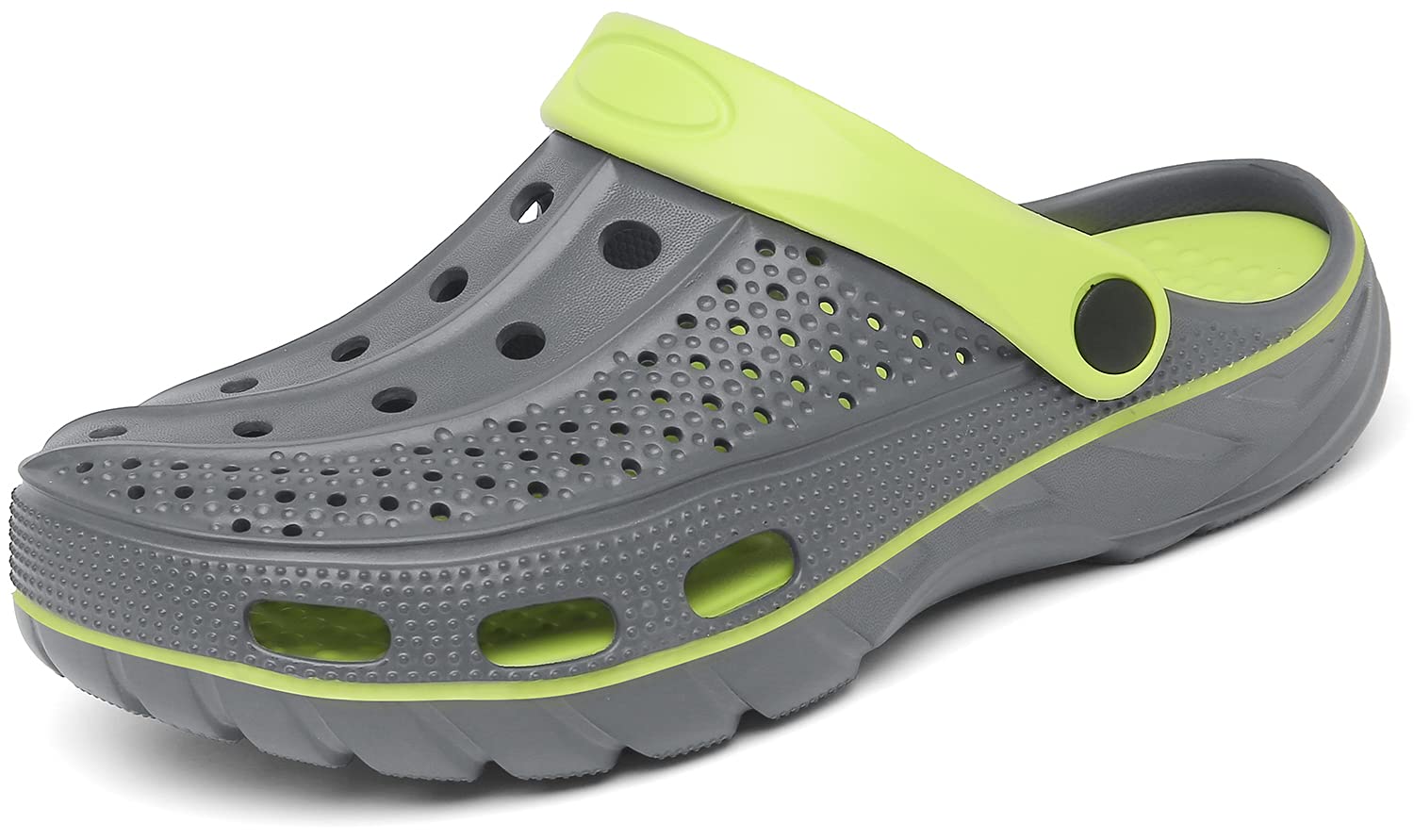 INMINPIN Men's & Women's Garden Clogs - Comfortable Beach Sandals with Arch Support for Pool, Water & Outdoor Activities | Perfect for Gardening, Beach Walking & Shower Use