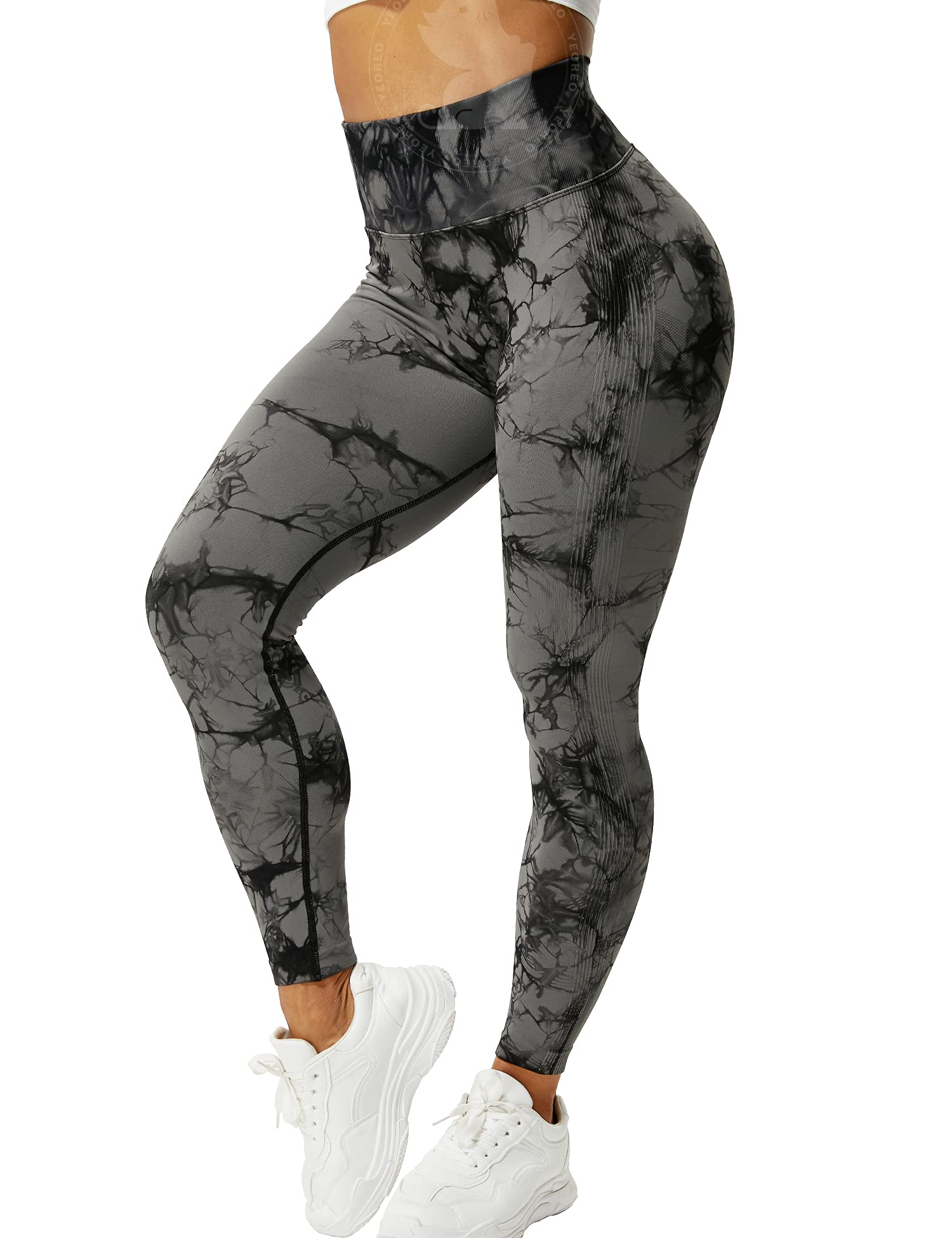 YEOREO Women's High Waist Scrunch Butt Lift Leggings - Seamless Yoga Pants with Ruched Booty Design for Workout, Running & Gym - Compression Tights for Squats, Pilates & Lounge Wear