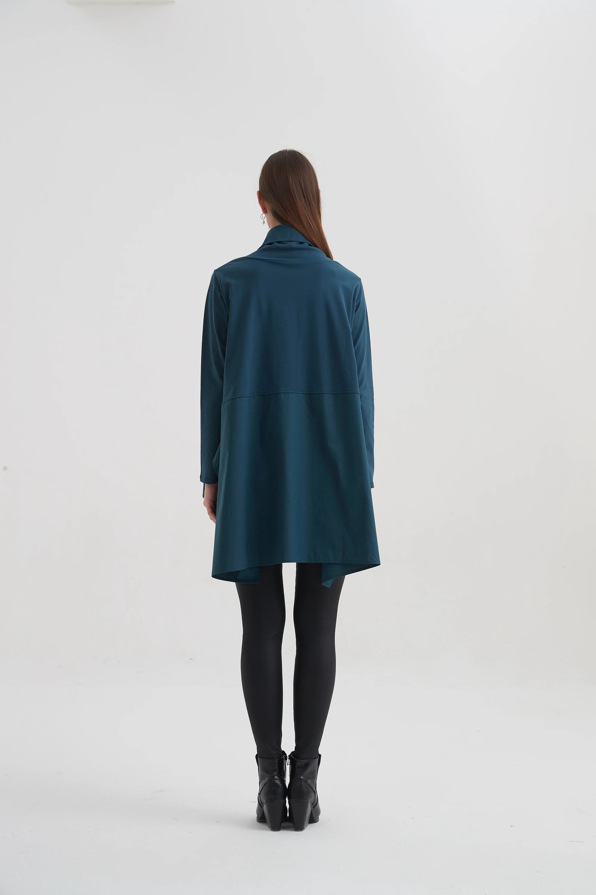 Elegant Cowl Neck Ava Top in Teal - Women's Fashion Blouse for Casual Wear, Office & Date Nights