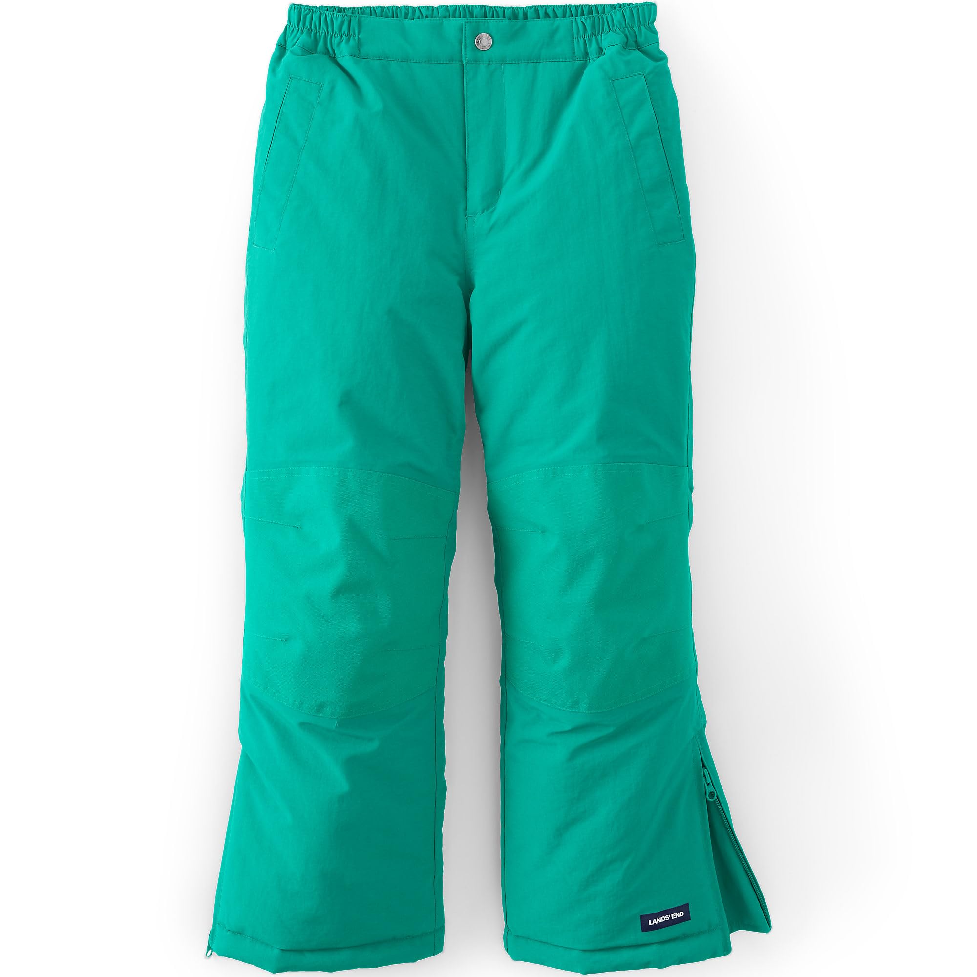 Lands' End Kids Squall Waterproof Winter Snow Pants with Reinforced Knees - Warm & Durable for Outdoor Play, Skiing & Snowboarding