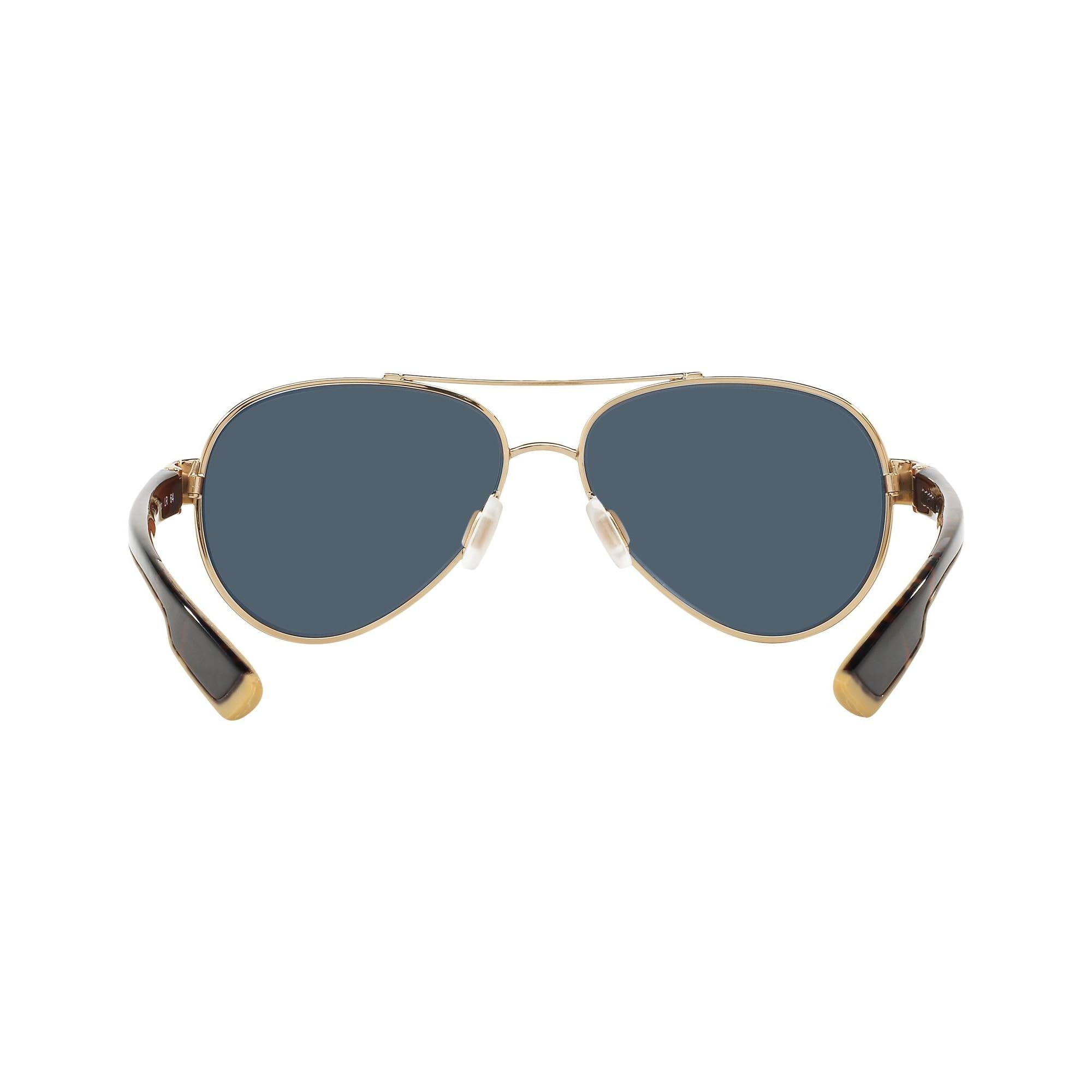 Costa Del Mar Women's Loreto Aviator Polarized Sunglasses - 100% UV Protection, Size 56, 580P Lens - Perfect for Driving, Fishing & Outdoor Activities
