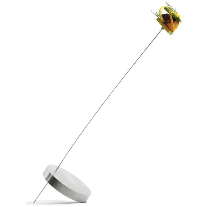 Crucial Detail Stainless Steel Antenna Skewer - Heavy Duty BBQ Grill Skewers for Outdoor Cooking, Camping & Backyard Grilling