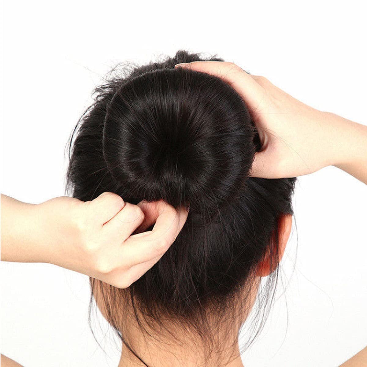 Anup Torda Hair Donut for Bun Making - 3 Pack Black - Perfect for Styling & Parties