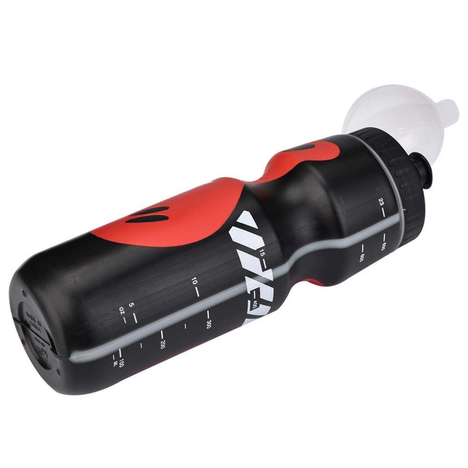 Yosoo 650ML Bike Water Bottle - Leakproof Cycling & Sports Water Bottle with Cage for Mountain Bikes, Road Bikes, Triathlon & MTB - Perfect for Outdoor Workouts, Gym & Hiking