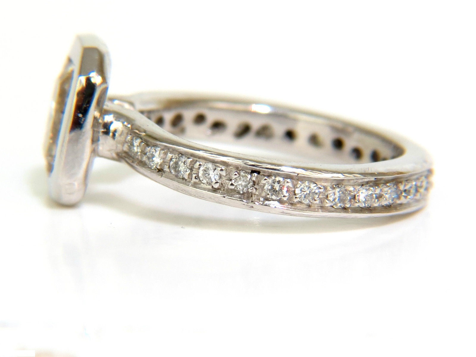 1.52CT Fancy Natural Brown Diamond Eternity Ring in 14KT Yellow Gold - Size 5.25 - Perfect for Anniversaries, Engagements & Special Occasions