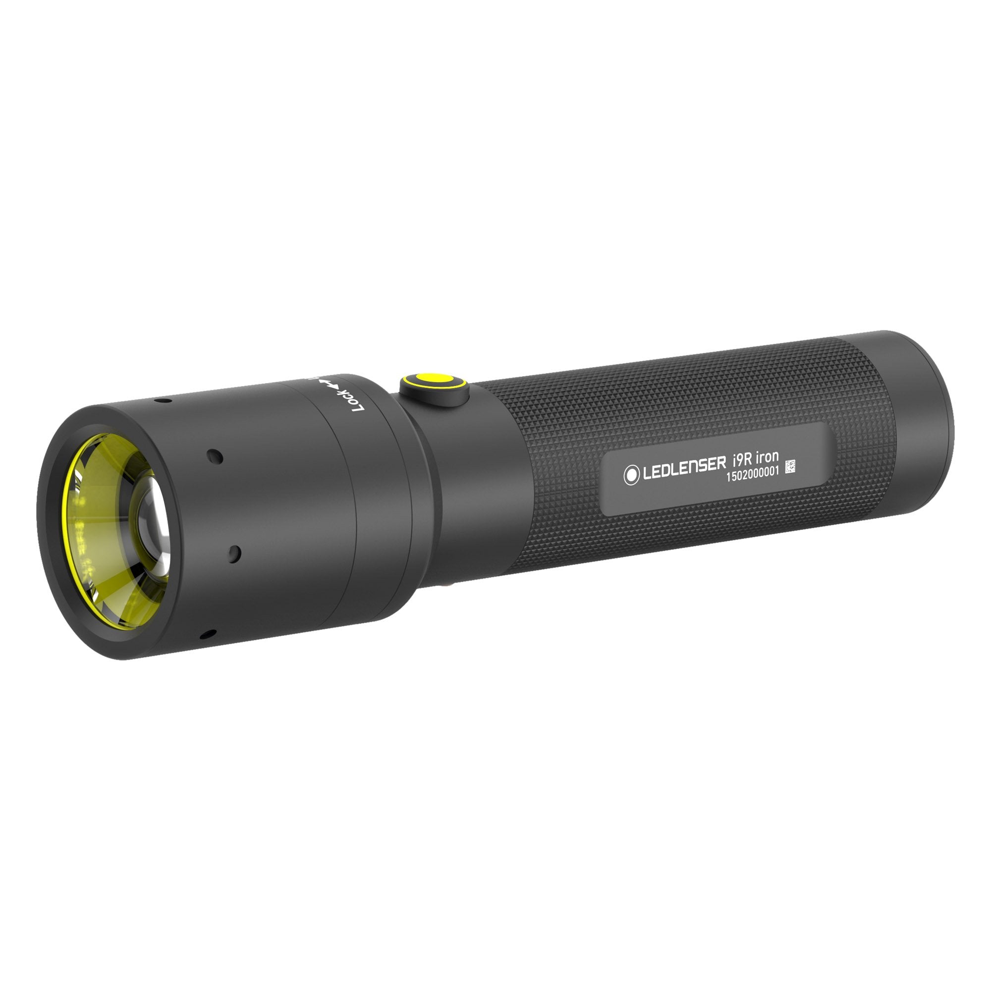 i9R Iron.2 Rechargeable Flashlight - High Power LED Torch with Long Battery Life for Camping, Hiking & Emergency Use