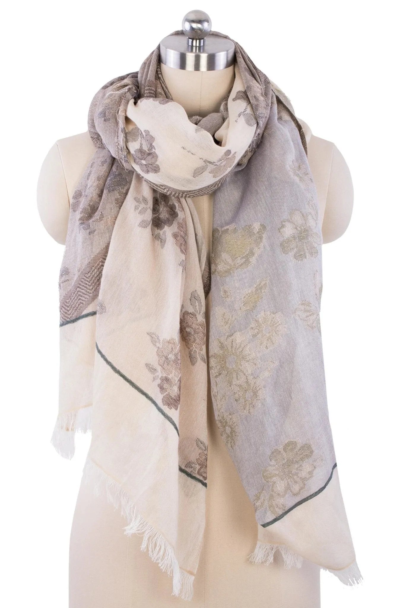 Stylish Haryana Scarf for Women - Soft & Lightweight Winter Shawl - Perfect for Cold Weather, Office, and Evening Outfits