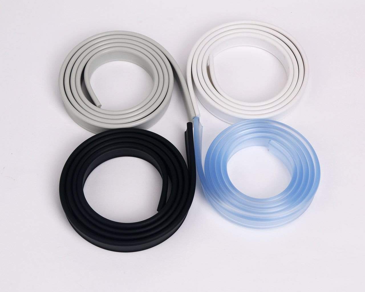Soft Rubber Shower Seal Strip for Folding Glass Doors - Waterproof Bathroom Shower Screen Accessory - Prevents Leaks for Sliding & Frameless Shower Enclosures