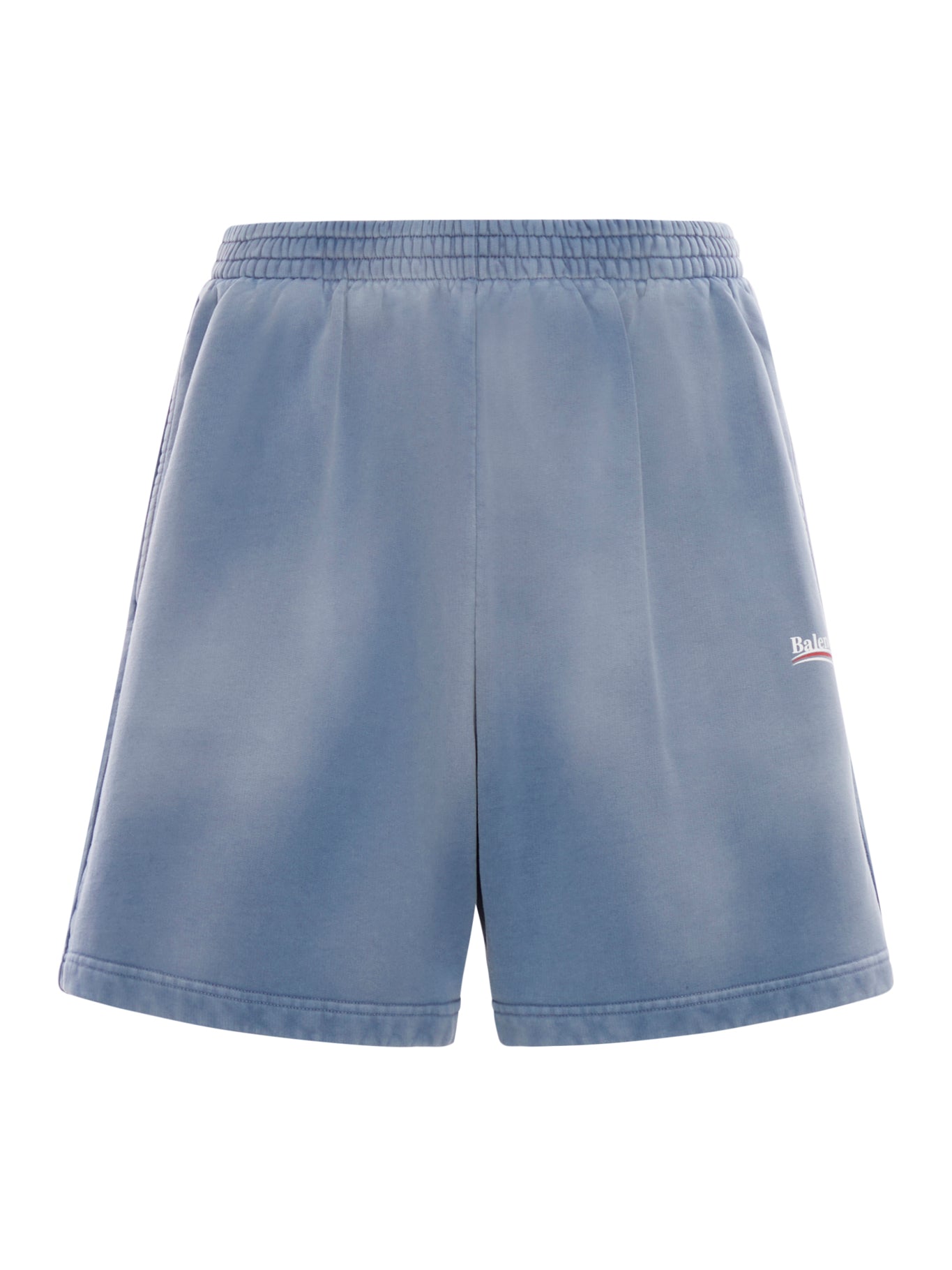 Men's Political Campaign Sweatshorts - Faded Blue/White/Red - Comfortable Casual Shorts for Political Events, Fundraisers & Patriotic Outfits