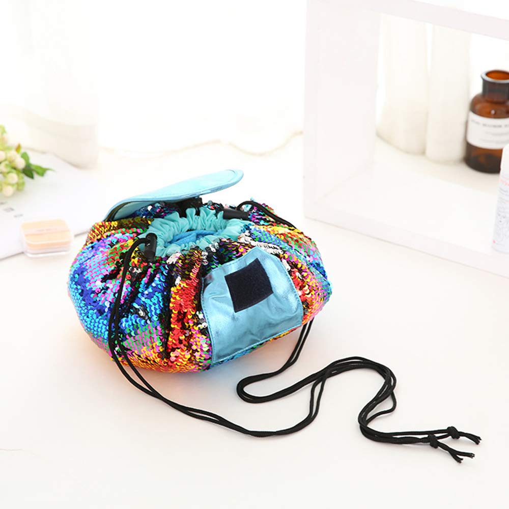 Waterproof Travel Cosmetic Bag - Large Capacity Makeup Organizer for Beauty Professionals, Portable Quick Pack for Travel, Gym & Daily Use