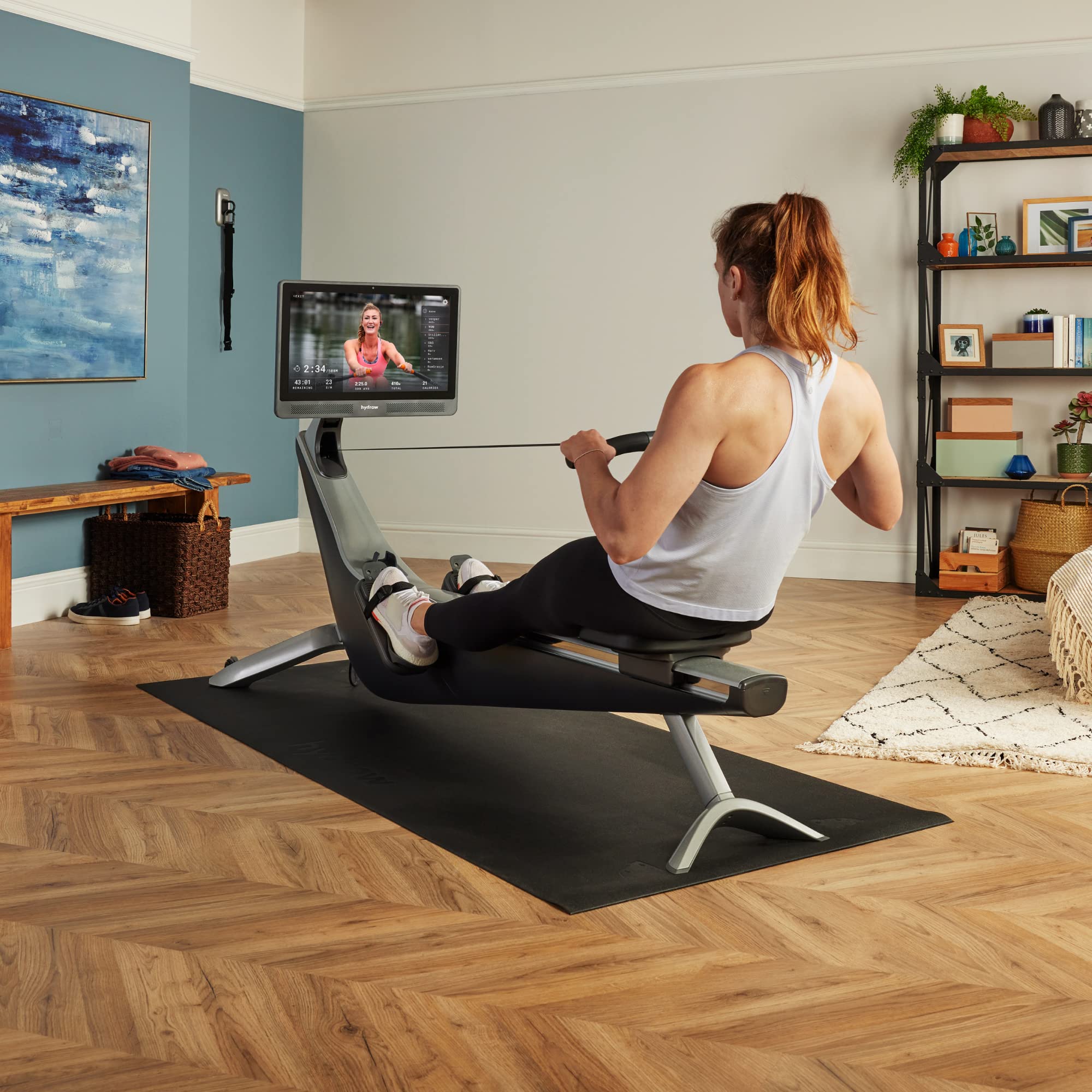 Hydrow Premium Non-Slip Exercise Equipment Mat - 3' x 7.5' x 0.125