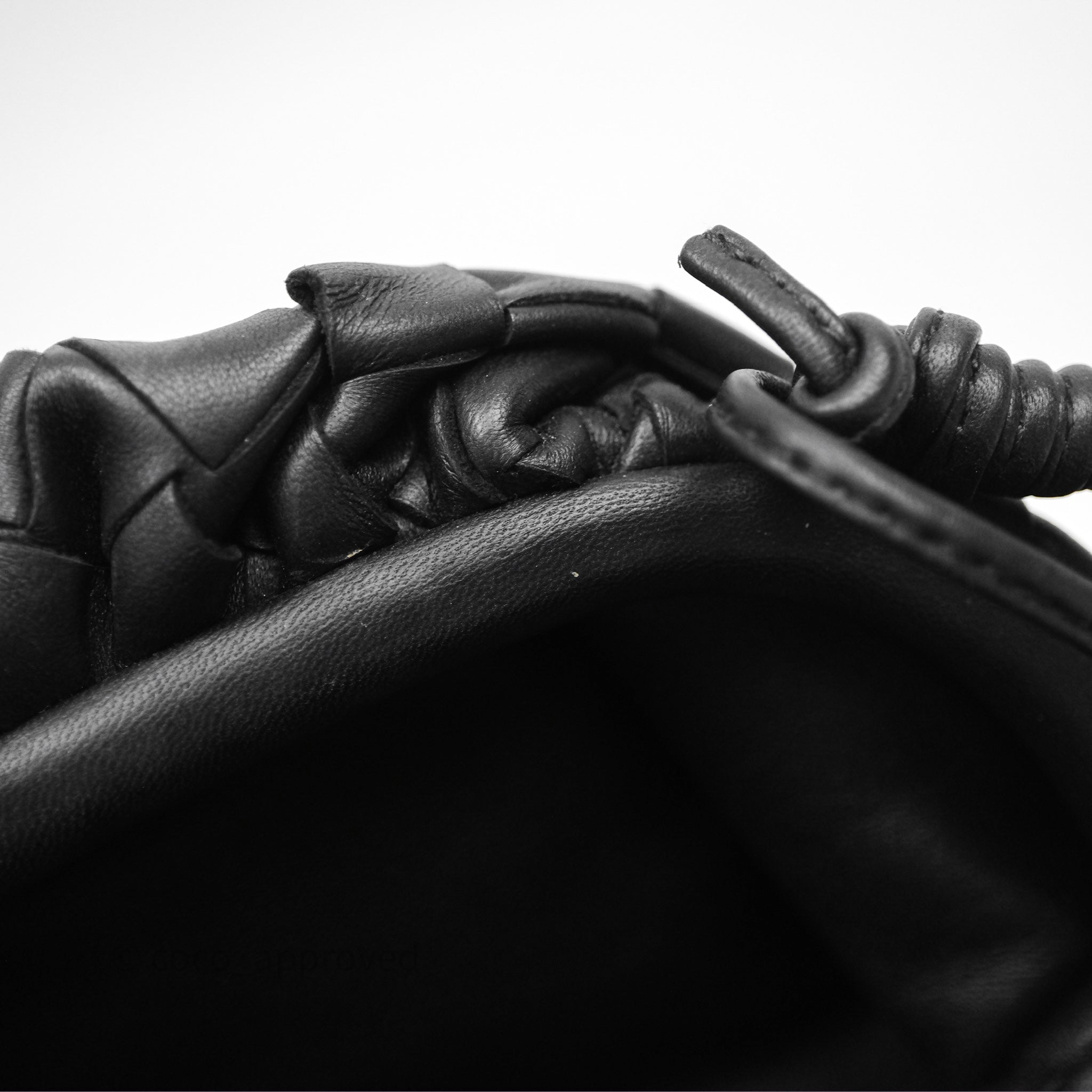 Bottega Veneta Mini Pouch Bag in Black Intrecciato Calfskin Leather - Perfect for Evening Events & Luxury Gift Giving