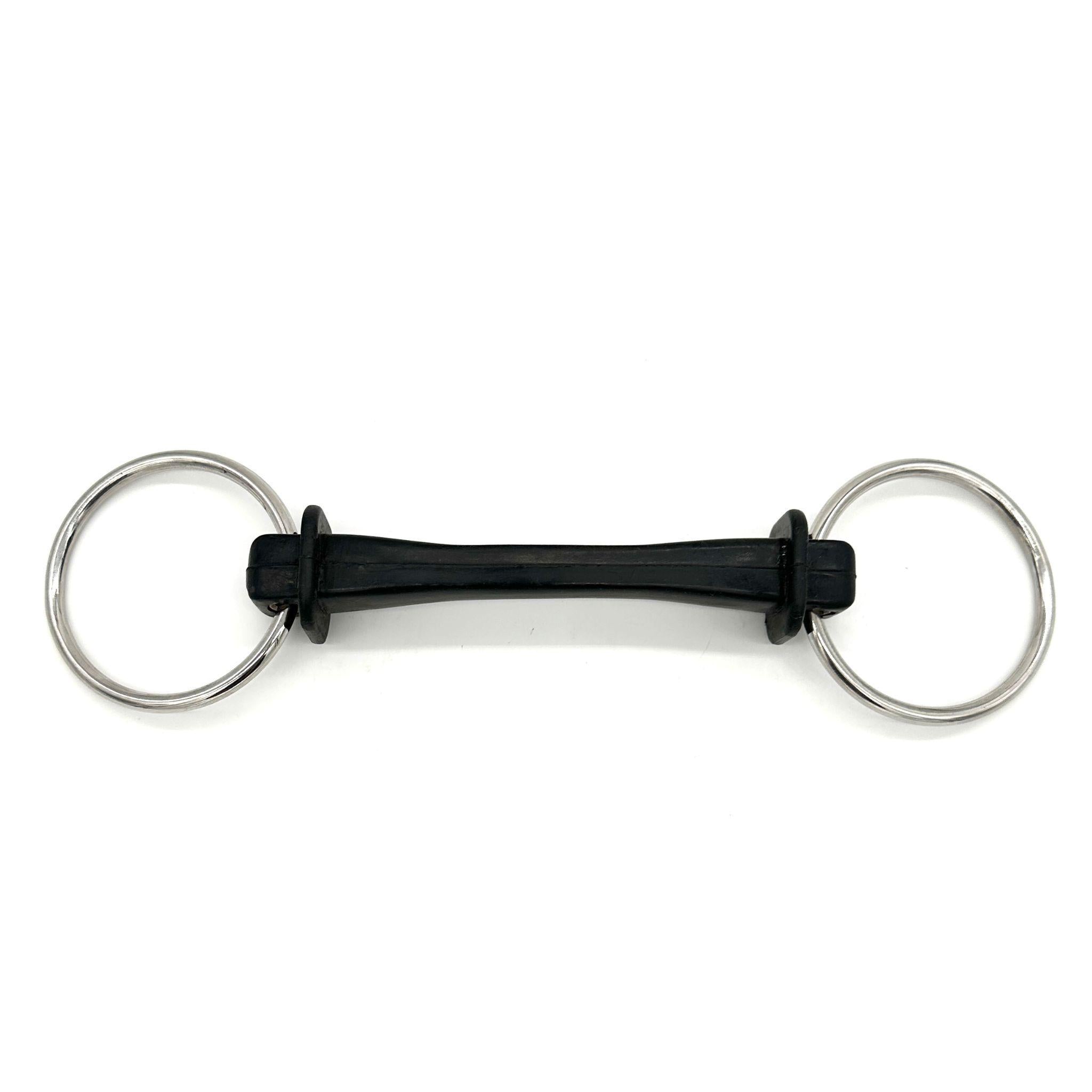 AJR Siloflex Soft Loose Ring Bit - Comfortable Horse Training Bit for Dressage & Jumping - Perfect for Sensitive-Mouthed Horses in English Riding & Show Events