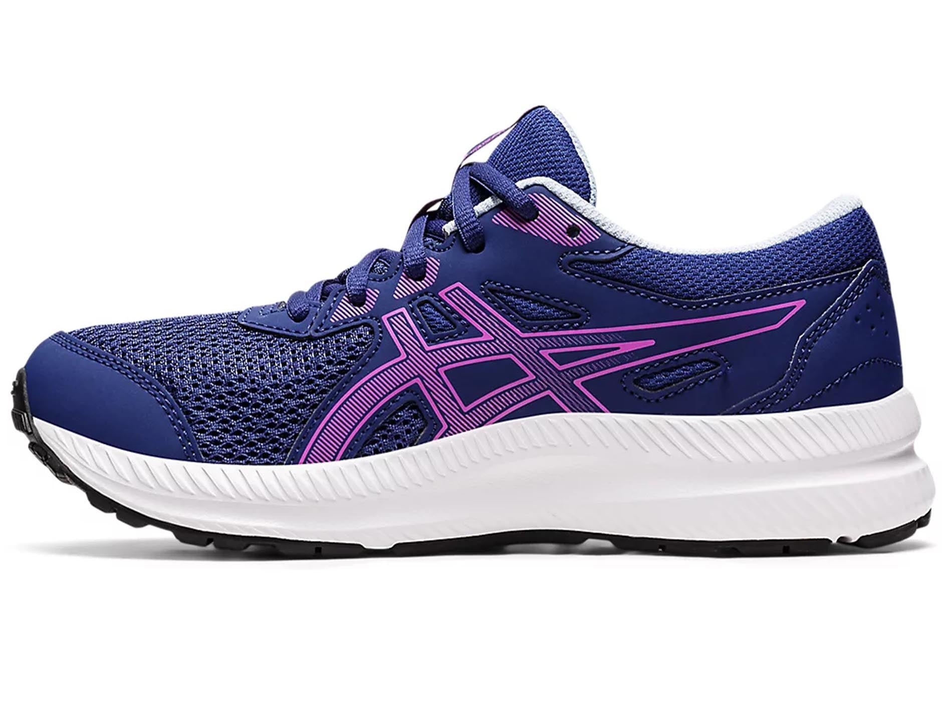 ASICS Kids Contend 8 GS Running Shoes - Lightweight & Breathable for Boys & Girls (Style: 1014A259-400) | Perfect for School, Sports & Daily Activities