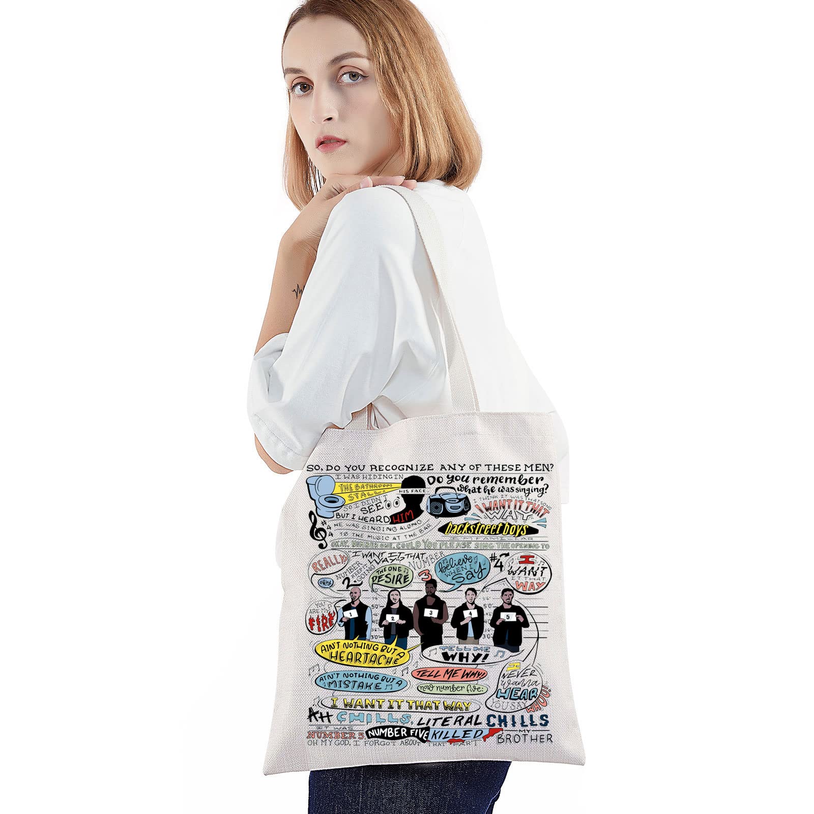 Brooklyn Comedy TV Show Tote Bag - Jack Fans Gift - 'I Want It That Way' Inspired Shoulder Bag for Women & Girls | Perfect for Comedy Shows, Fan Meetups & Daily Use