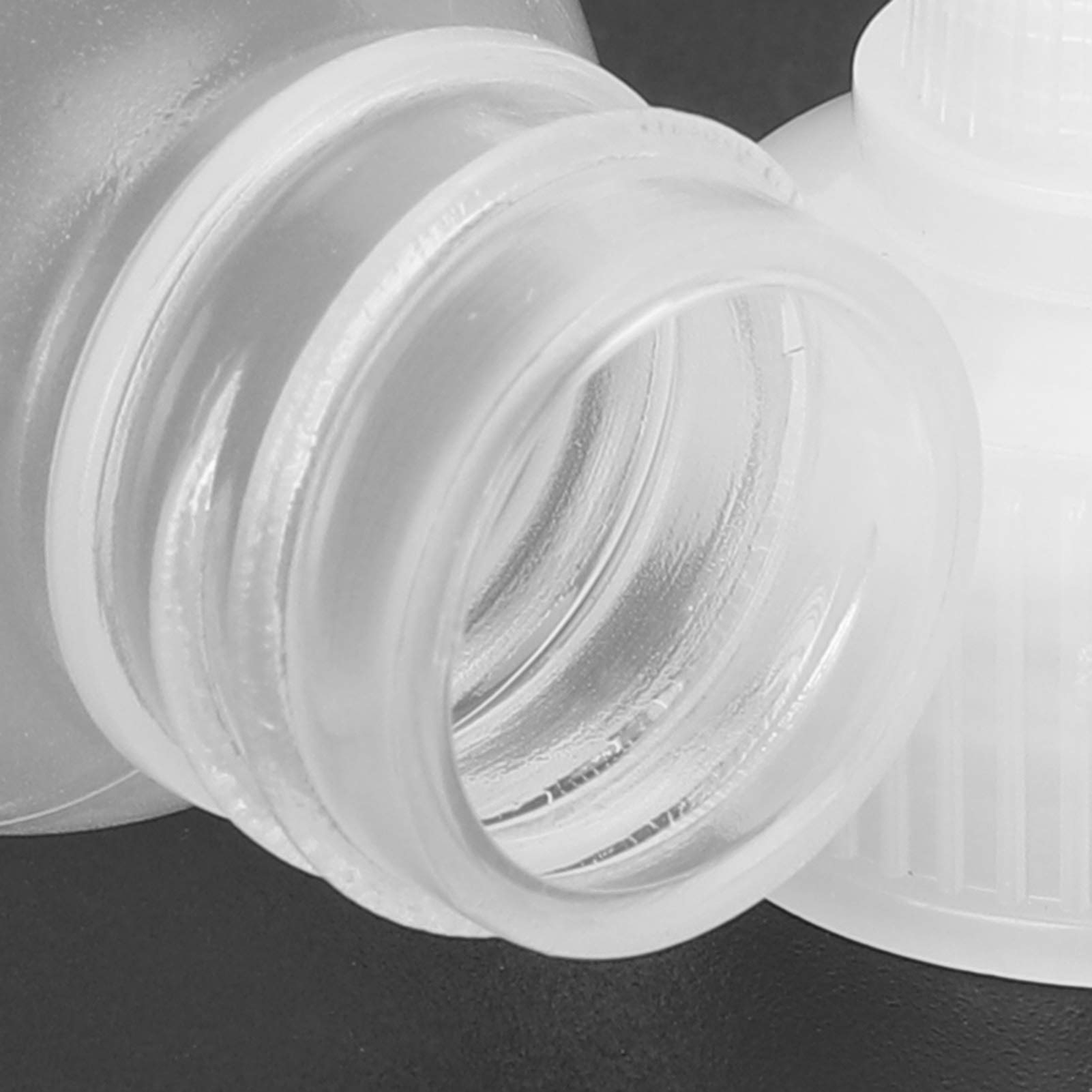 10Pcs 30ml Empty Airbrush Bottles with Scale - Refillable Paint Storage Jars for Artists & Hobbyists - Perfect for Acrylics, Inks & Airbrush Paint Mixing