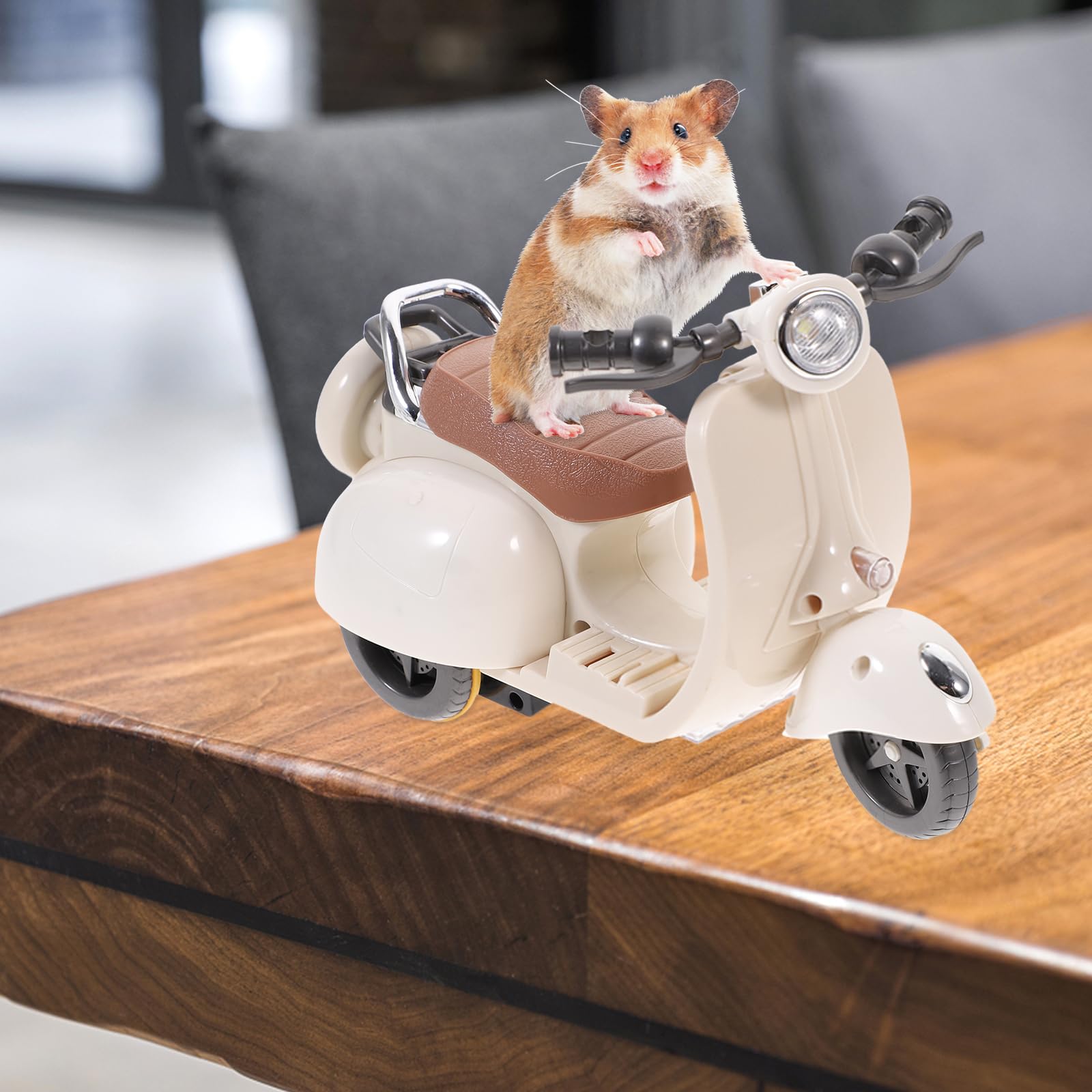NOLITOY Hamster Motorcycle Toy - Mini Pet Bike for Small Animals Like Guinea Pigs, Chinchillas & Gerbils - Fun Cage Accessories & Decor for Hamster Habitats - Perfect for Playtime & Enrichment Activities
