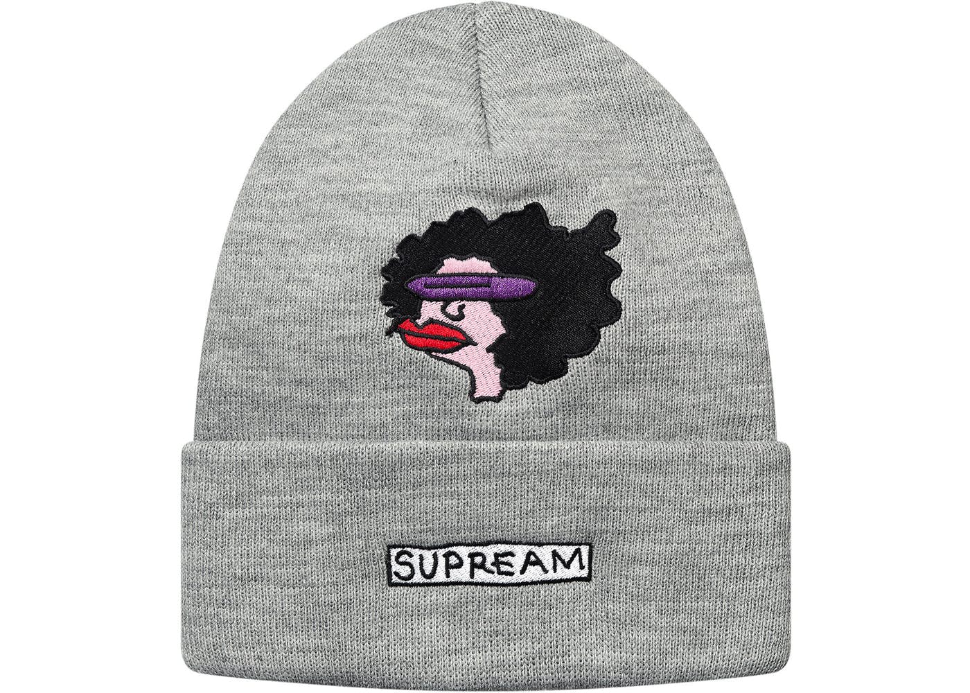 Supreme Gonz Ramm Beanie Grey - Winter Skull Cap for Men & Women - Streetwear Fashion Accessory for Cold Weather & Urban Style