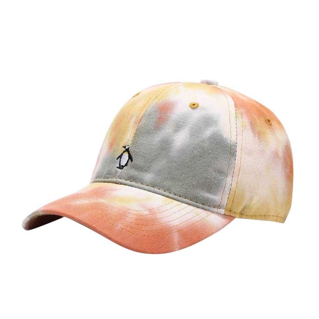 Tie Dye Baseball Cap for Women & Men - Adjustable Unisex Sun Hat for Swimming, Beach, Sports & Outdoor Activities