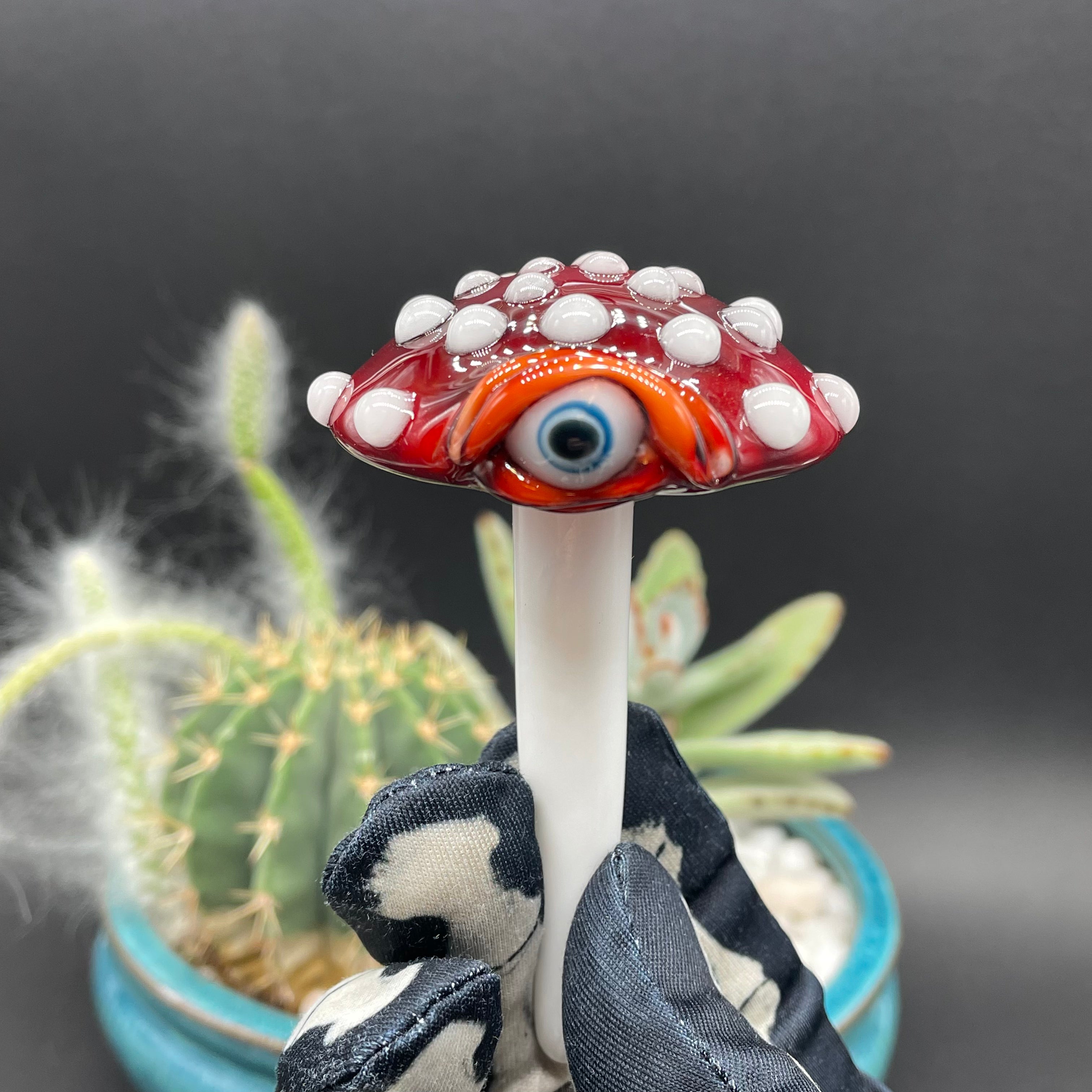 Premium Mushroom Plant Decor - Handmade Ceramic Mushroom Planter for Home & Garden Decor - Perfect for Indoor Plants, Succulents, and Fairy Gardens